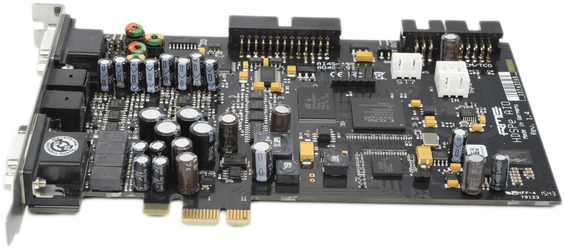 RME HDSPe AIO Rev 1.4 38-Kanal 24 Bit/192 kHz PCIe Interfacekarte / Soundkarte | 9635 (image 2 of 6)