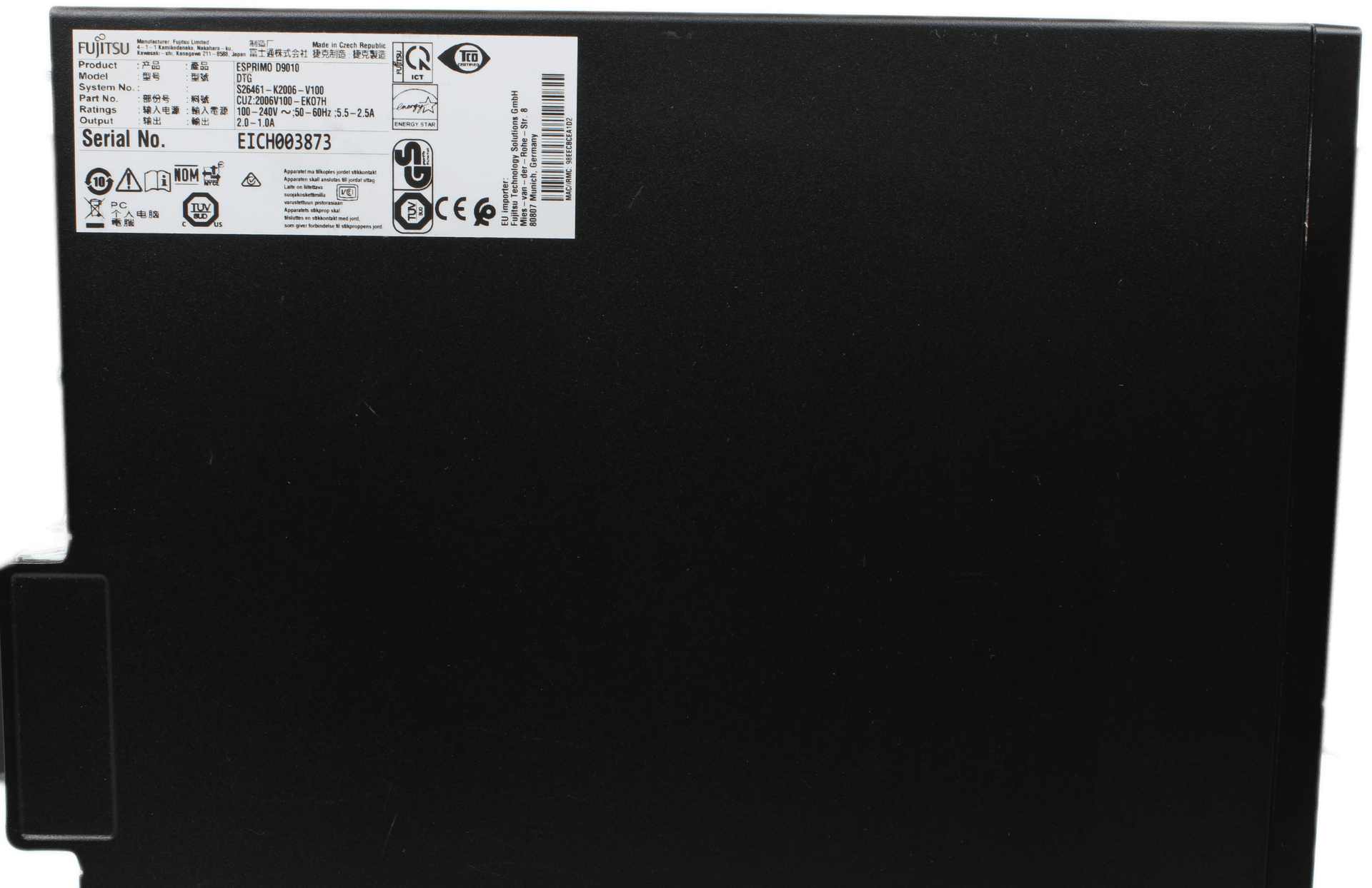 Fujitsu Esprimo D9010 PC Intel i7-10700 GTX 1650 - 16GB DDR4 256 GB NVMe + Win11 | 10104 (Bild 8 von 8)