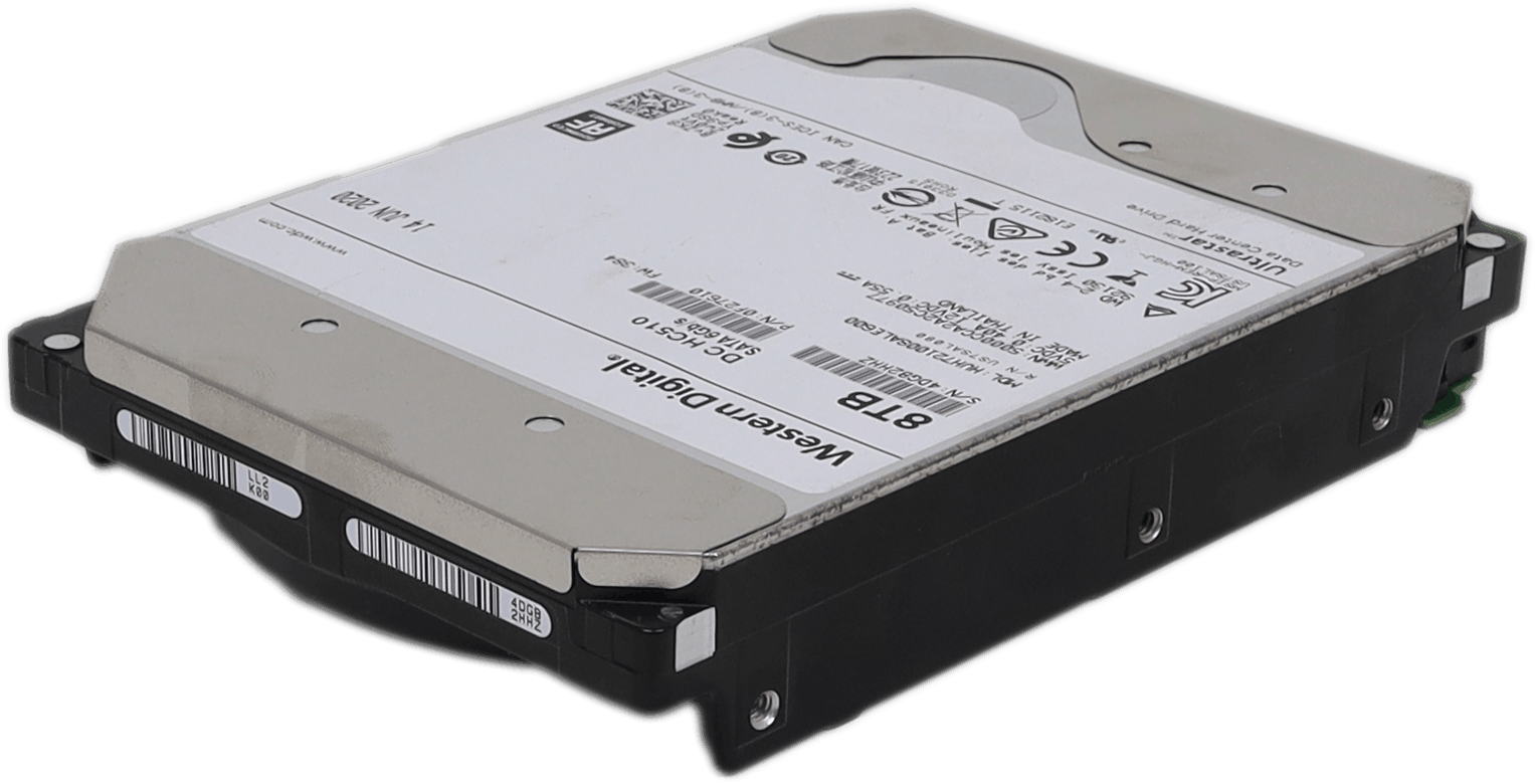 Western Digital DC HC510 8TB 7,2K SATA 6G 512e AF SIE 256MB - HUH721008ALE600 | 10634