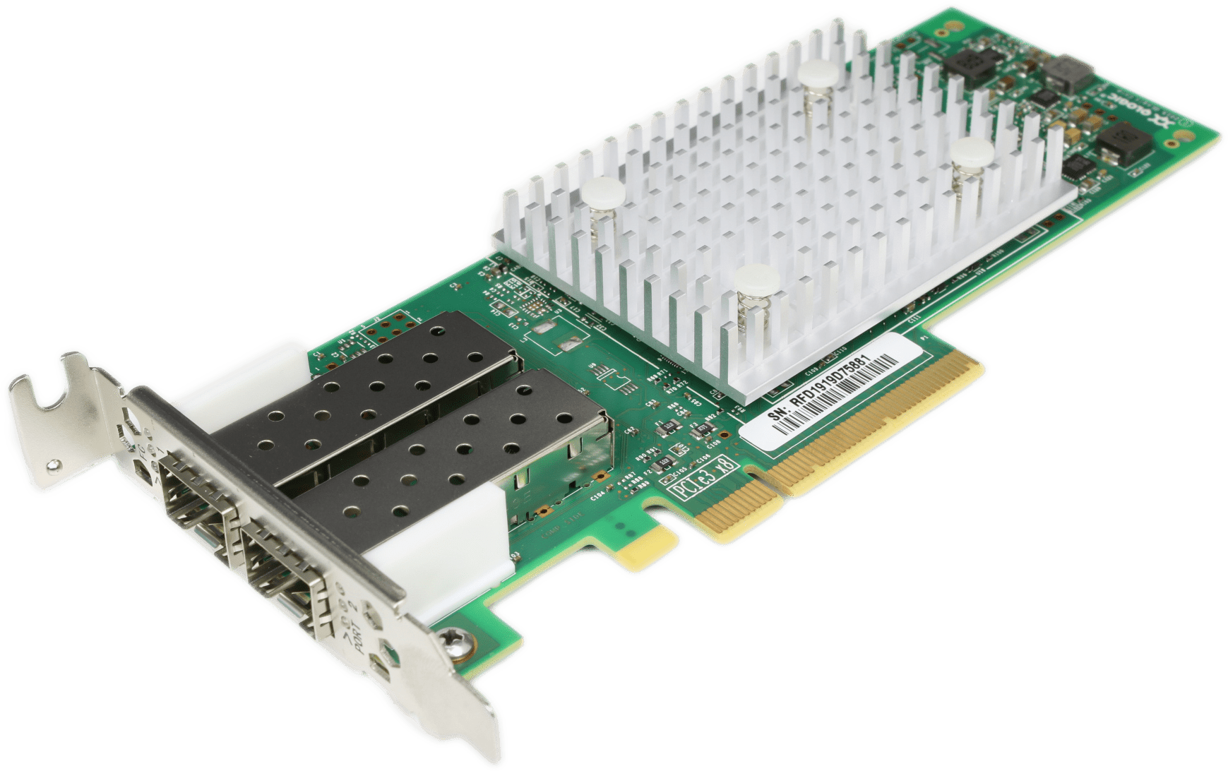 Dell QLogic QLE2692L-DEL Dual Port 16G FC SFP+ PCIe3.0 x8 HBA LP - P/N: 0TCK3G | 9738 (Bild 2 von 8)