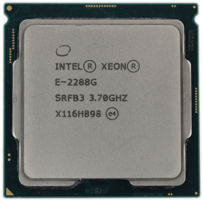 Intel Xeon E-2288G 3.7GHz 8 Core 16 Thread FCLGA1151 TDP 95W 16MB Cache SRFB3 | 9451 (Bild 6 von 6)