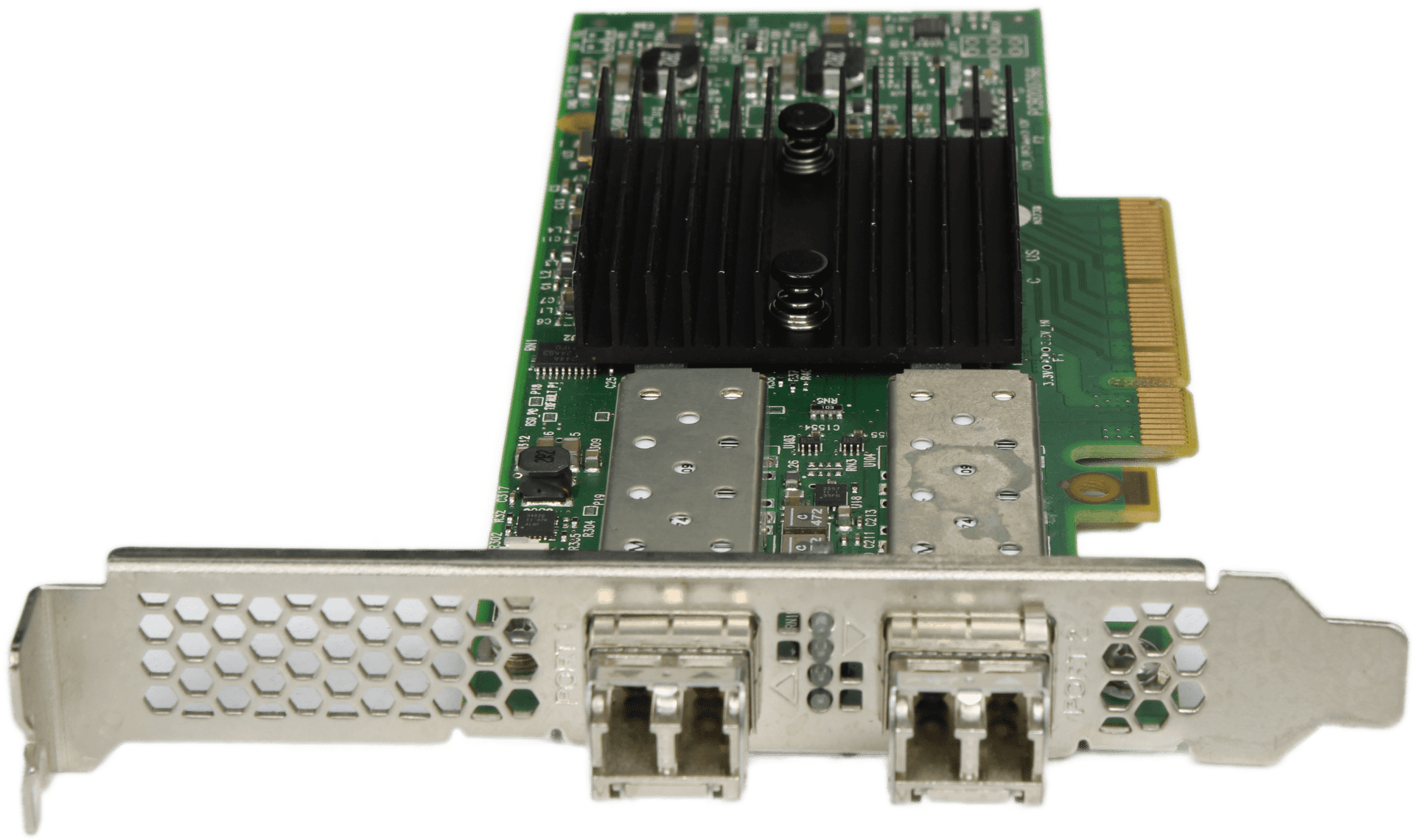 Dell Mellanox ConnectX-3 10GbE 2Port SFP+ Adapter PCIe x8 CX322A 0W0RM9 + GBIC | 9988 — Anschlüsse (Bild 4 von 7)