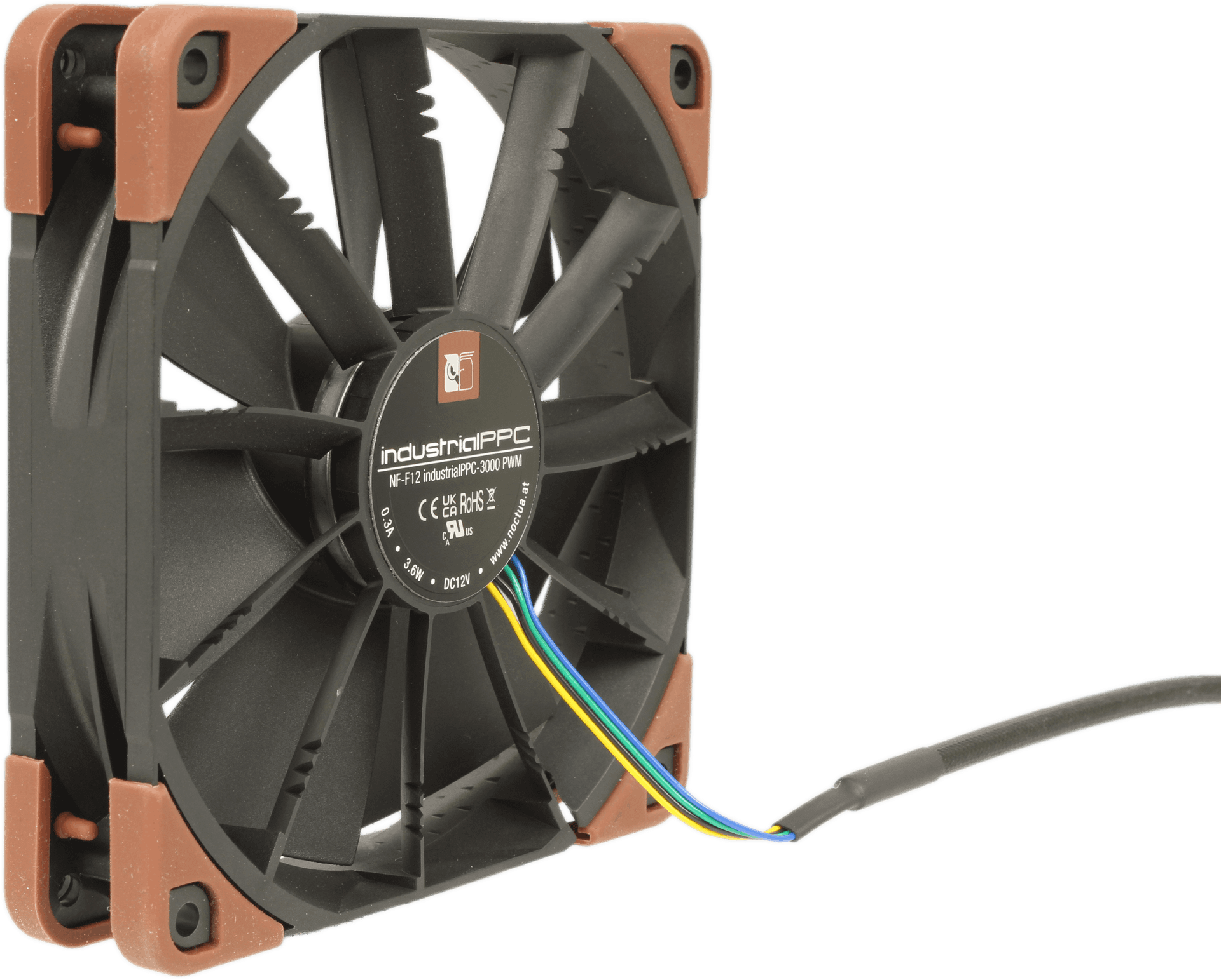 Noctua NF-F12 industrialPPC-3000 PWM Lüfter 120x120x25 Heavy Duty Industrial Fan | 10221 — Übersicht (Bild 4 von 6)