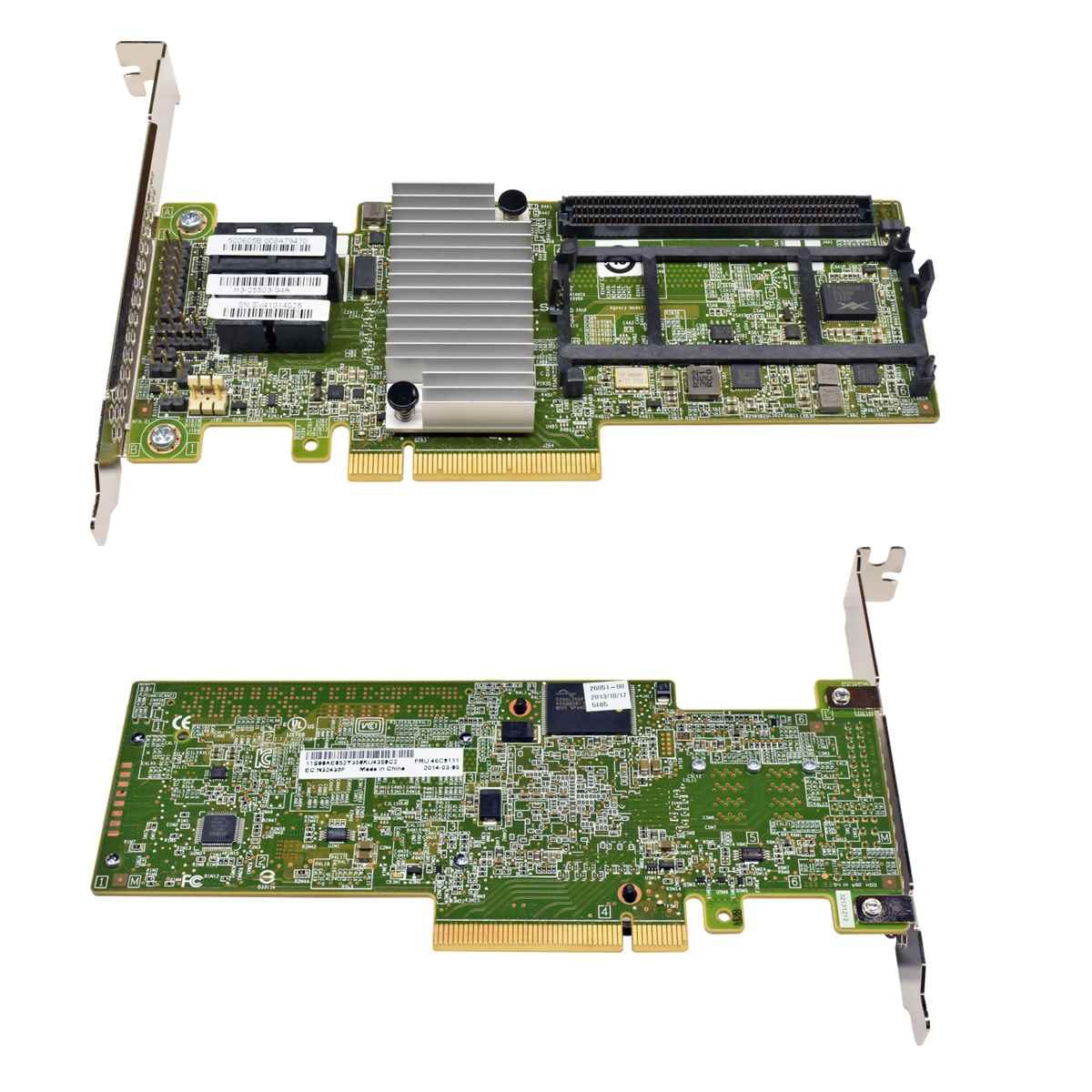 IBM ServeRAID M5210 12Gb RAID Controller 46C9111 FP + SAS Kabel + Cache + BBU | 1637 (Bild 2 von 6)