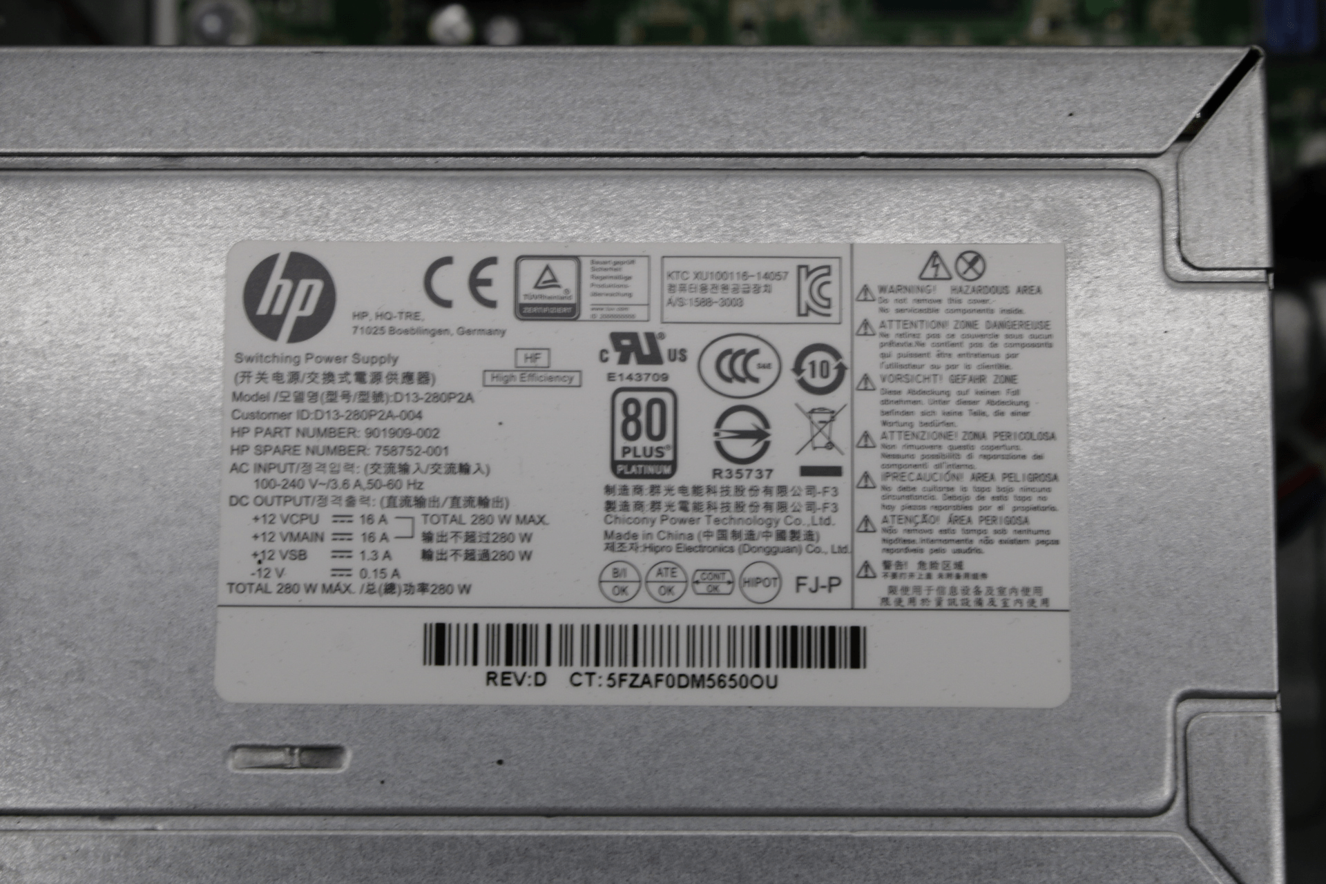 HP ProDesk 600 G2 Mini Tower - Intel i3-6100 3.6 GHz 2 Core - 8GB DDR4 - no SSD | 9563 (Bild 6 von 7)