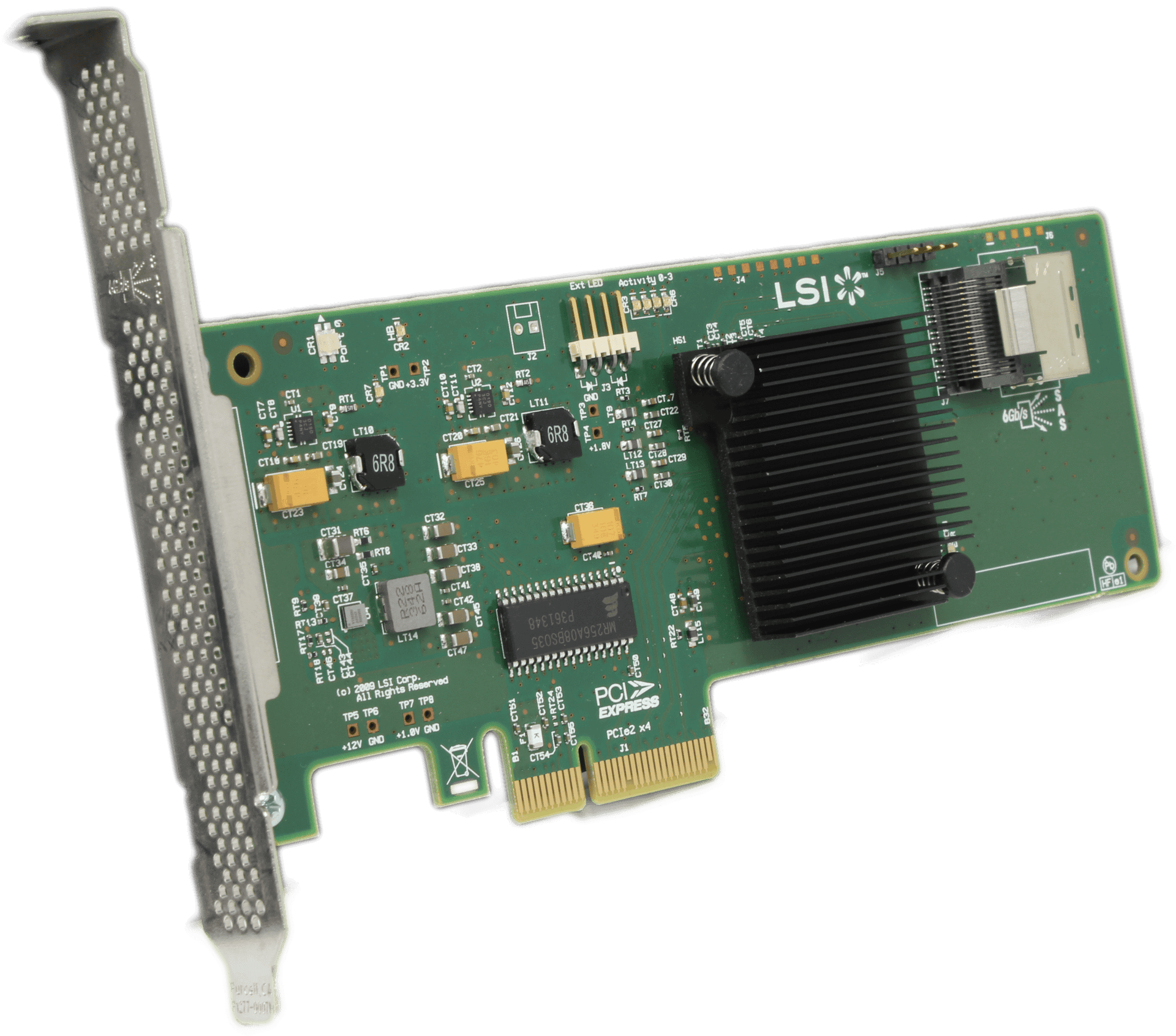 LSI SAS9211-4i 6 Gbps SAS/SATA RAID Controller PCIe x4 H3-2511-01F Full Profile | 9930 — Produktbild (Bild 6 von 6)