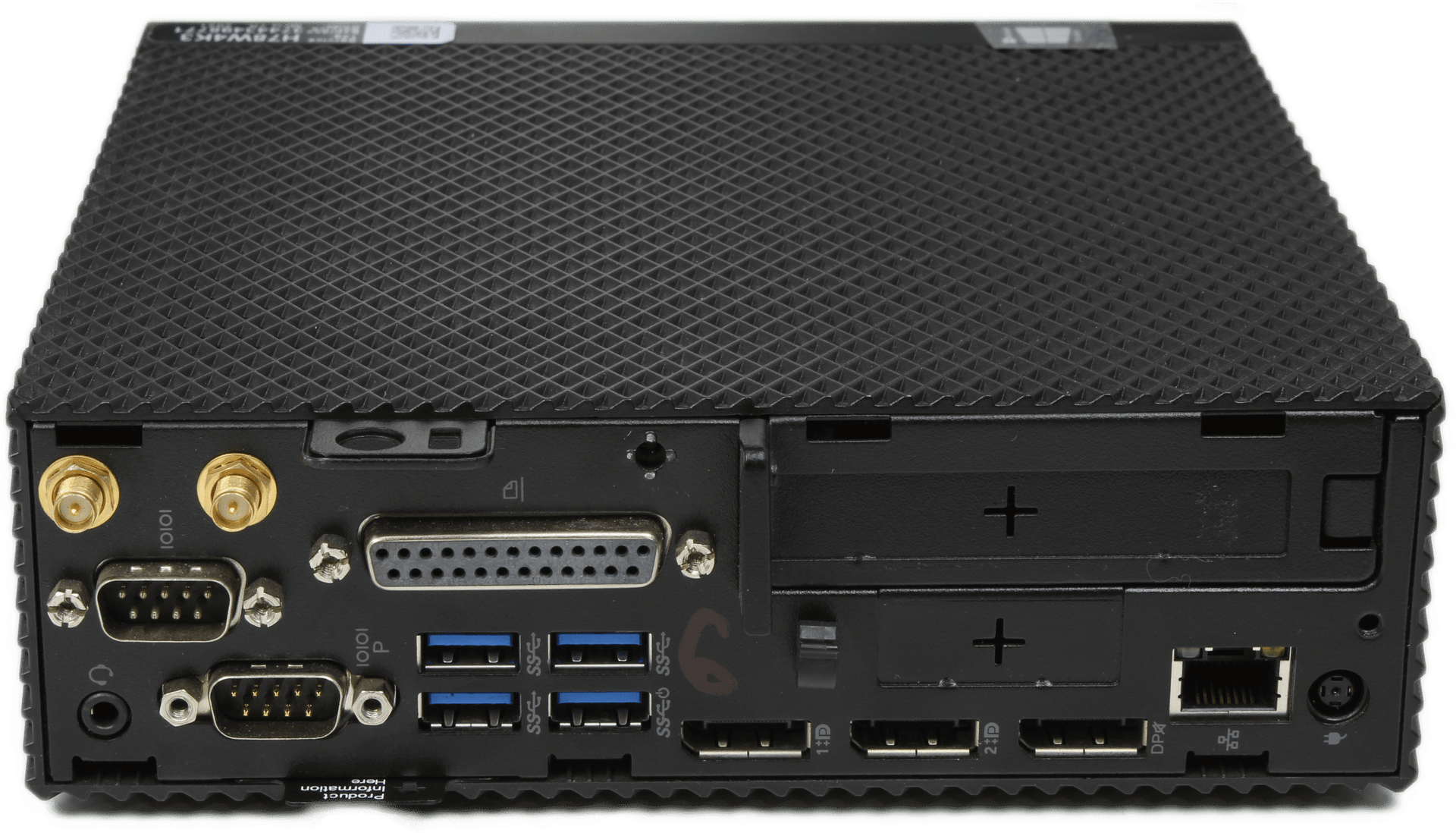 Dell Wyse 5070 Extended Thin Client - Intel Silver J5005 8 GB DDR4 RAM - No PSU | 10040 — Rückansicht (Bild 4 von 6)