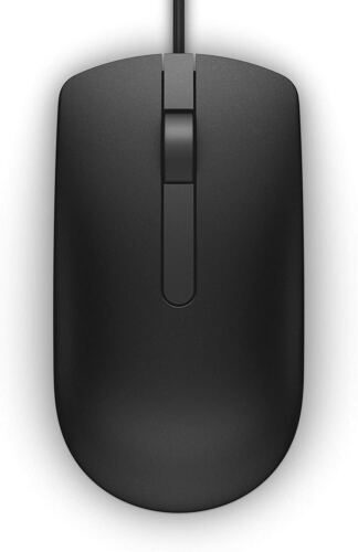 DELL USB Büro Maus Optisch mit 3 Tasten | Kabelgebunden | Neu & OVP | MS116-BK | 257 (Bild 1 von 4)