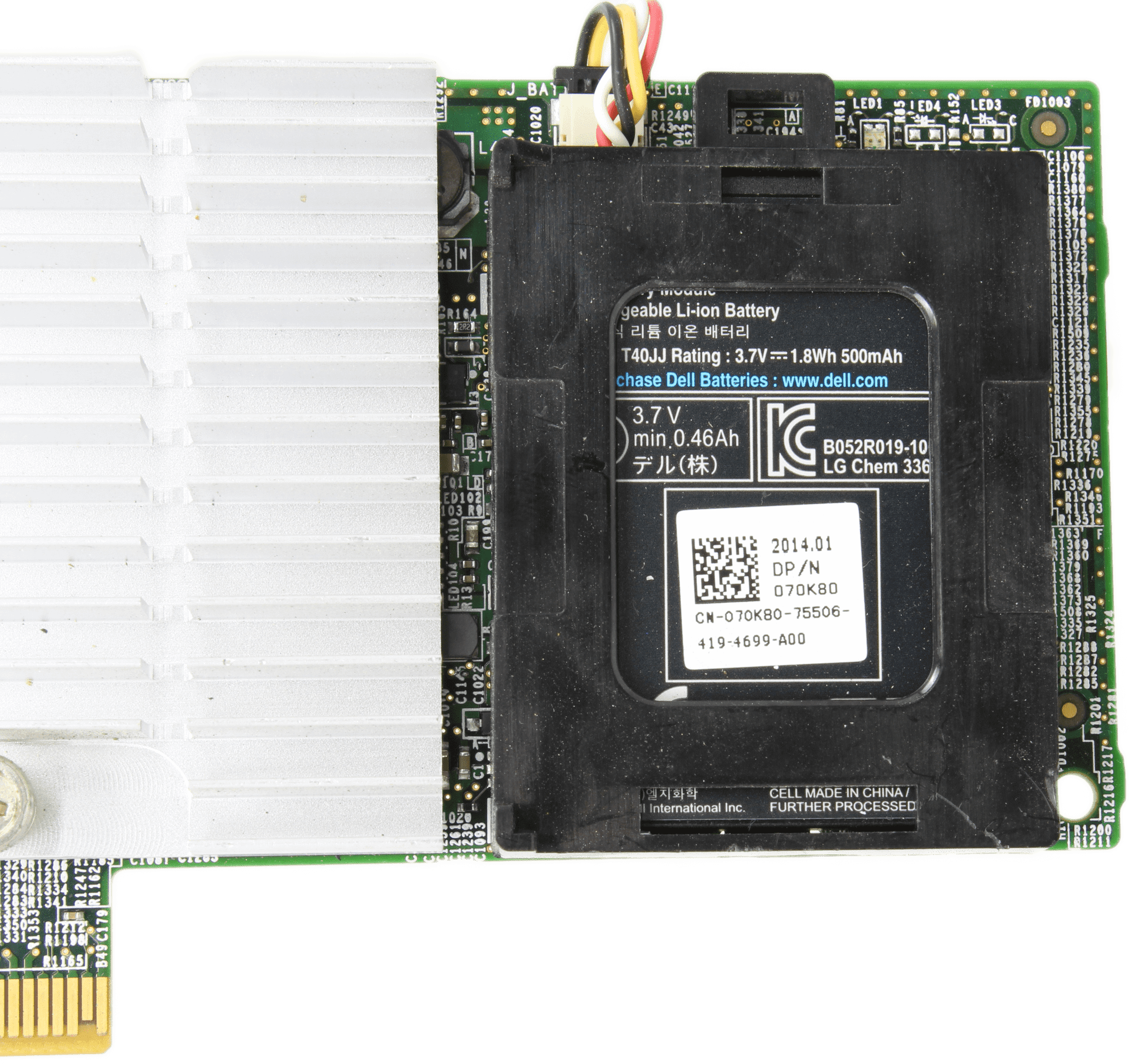 Dell PERC H810 6Gb/s SAS RAID Controller PCIe x8 1GB Cache 0NDD93 +BBU 070K80 FP | 9999 (image 6 of 8)