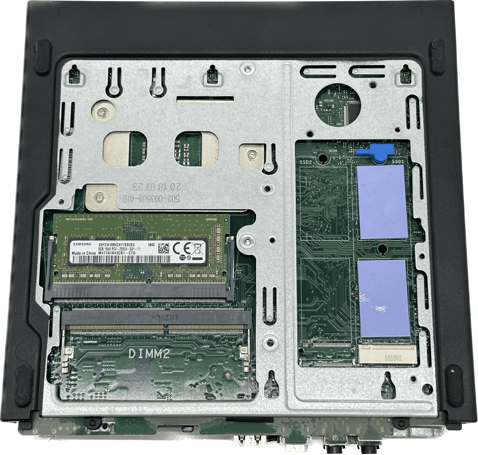 Lenovo ThinkCentre M720q Tiny PC | Core i5-8400T 6x3,3GHz | 16GB PC4 256GB Win11 | 742 (Bild 3 von 8)