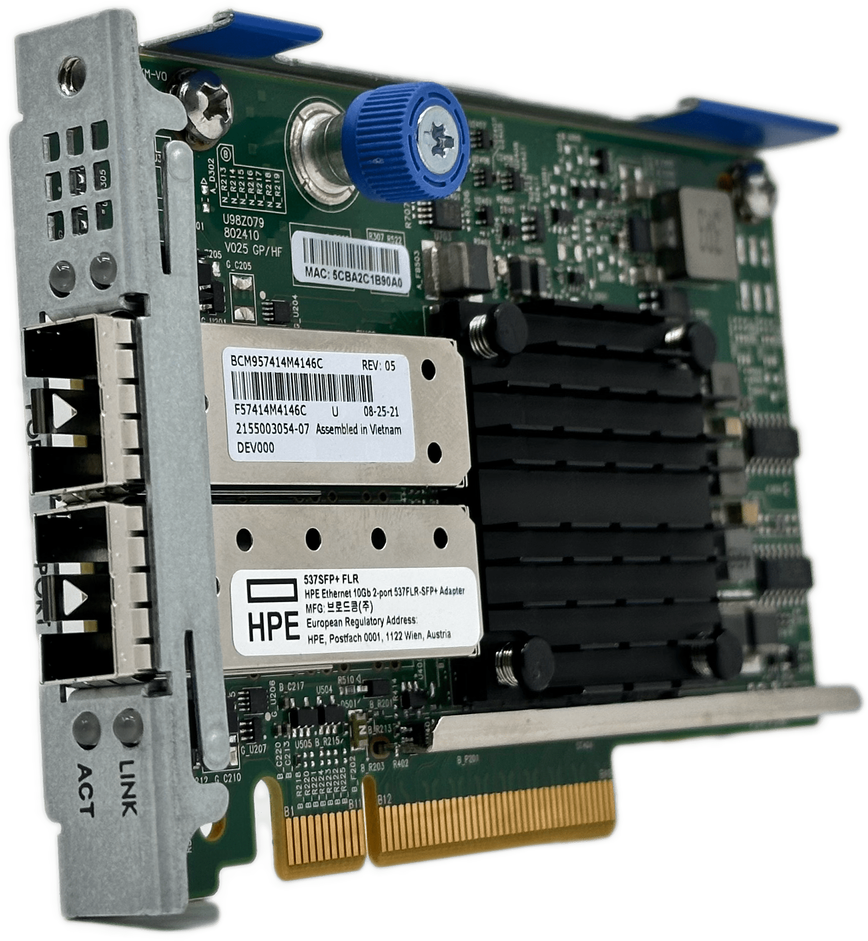 HPE 537FLR-SFP+ 10Gb 2-Port Netzwerkadapter | P12925-001 P08438-001 P08440-B21 | 9389 (Bild 6 von 6)