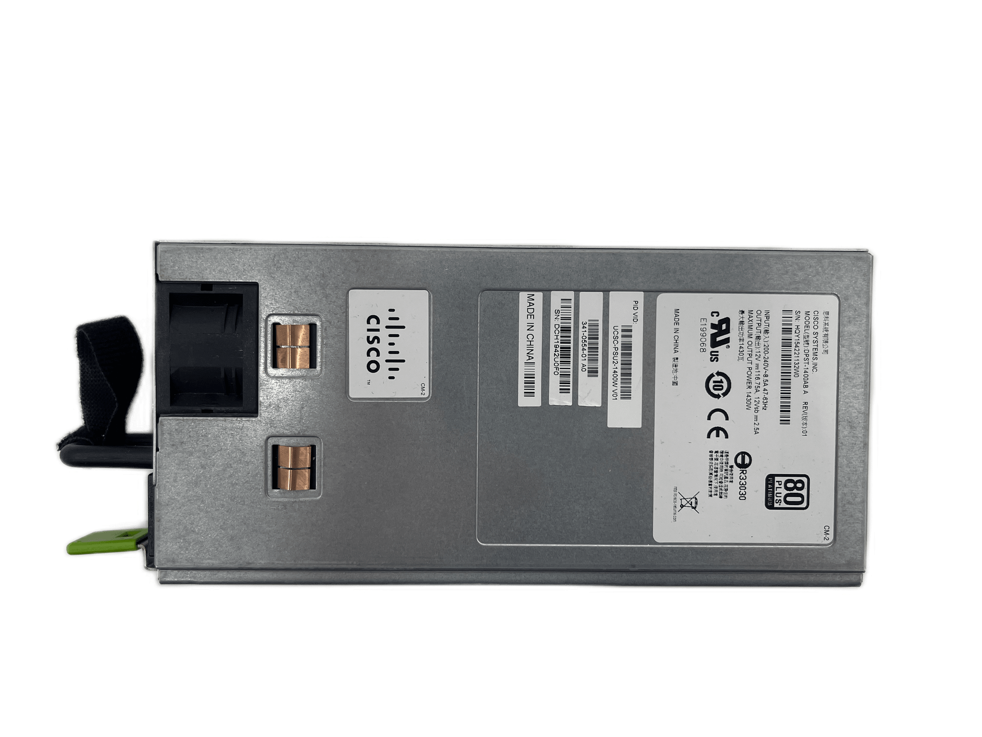 Cisco 1400W PowerSupply - DPST-1400AB/UCSC-PSU2-1400W - HotPlug M4 UCS Netzteil | 199 (Bild 4 von 4)