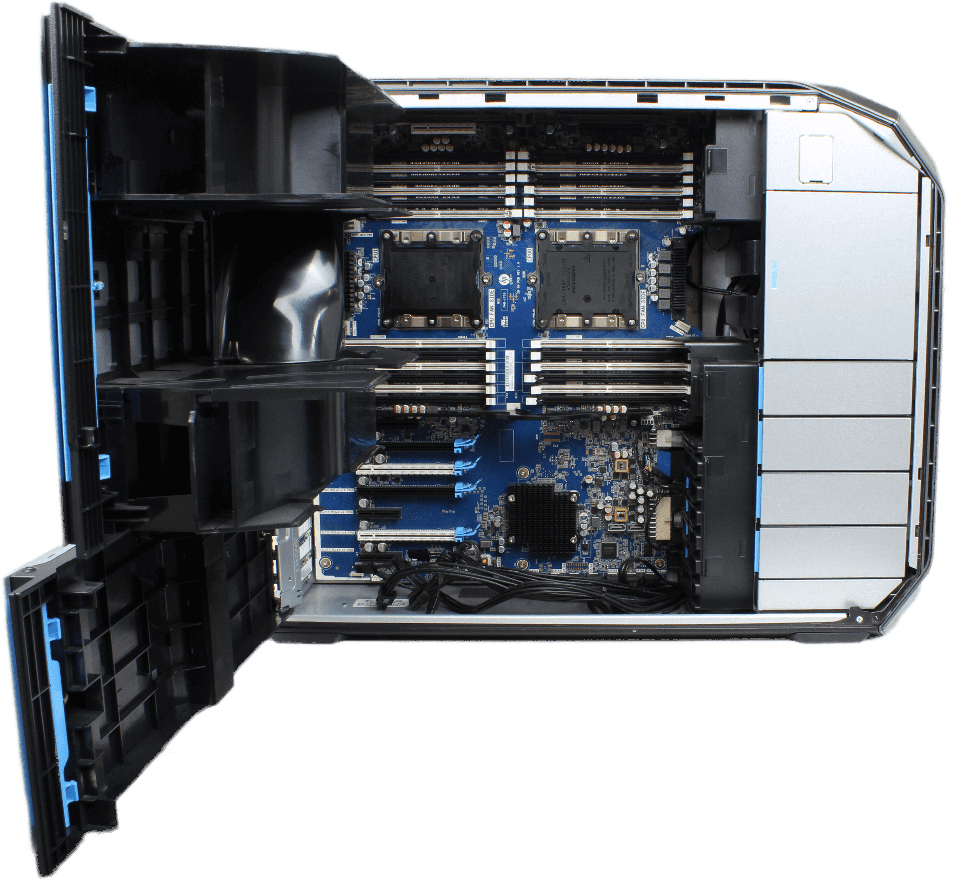 HP Z8 G4 Workstation Barebone - 2x FCLGA3647 24x DDR4 Slots PCIe Slots 1450W PSU | 10123 — overview (image 6 of 12)