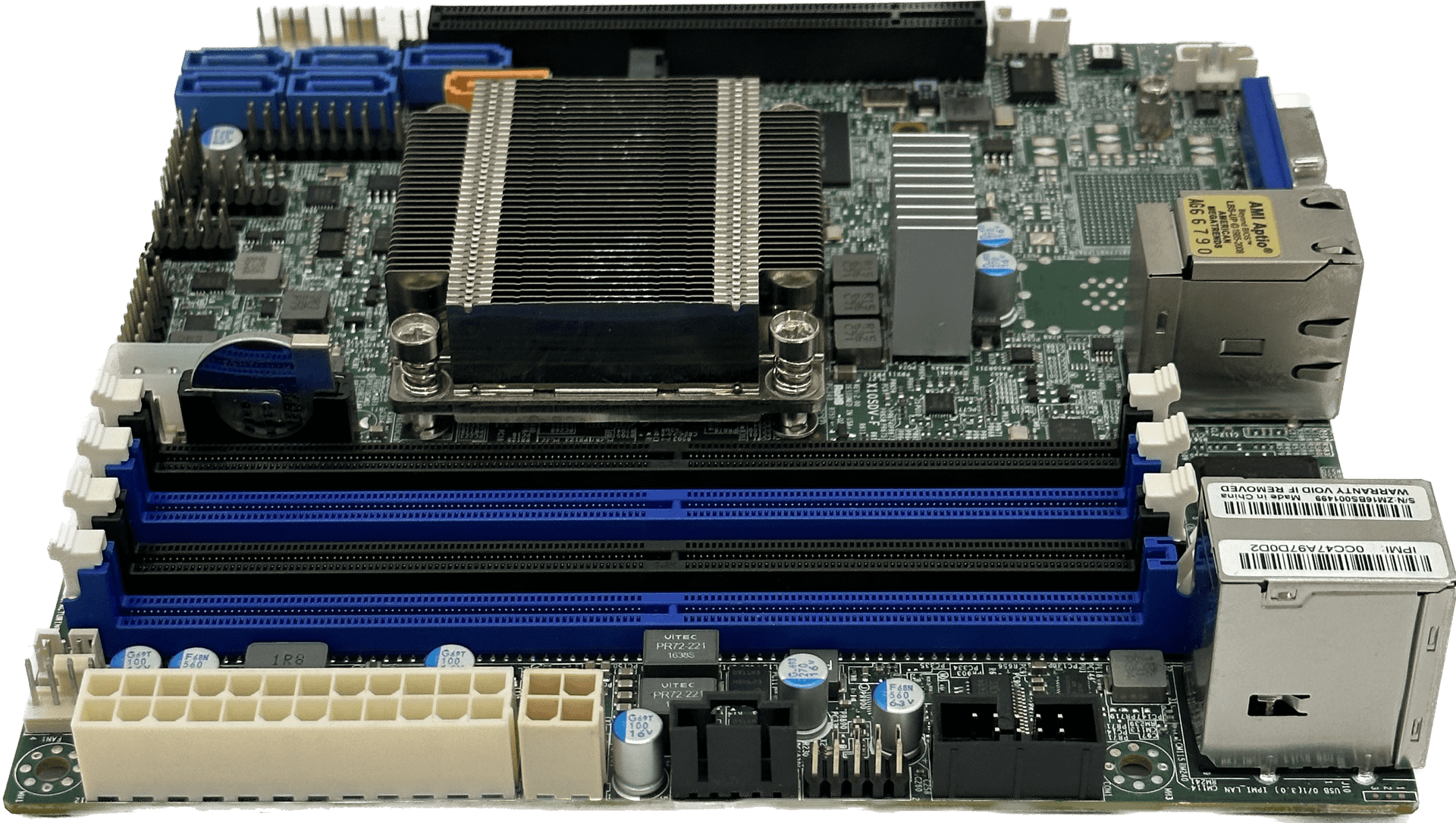 Supermicro X10SDV-F | Intel 8C D-1541 | PCIe x16 M.2 IPMI ITX DDR4 Server Board | 293 (Bild 6 von 6)