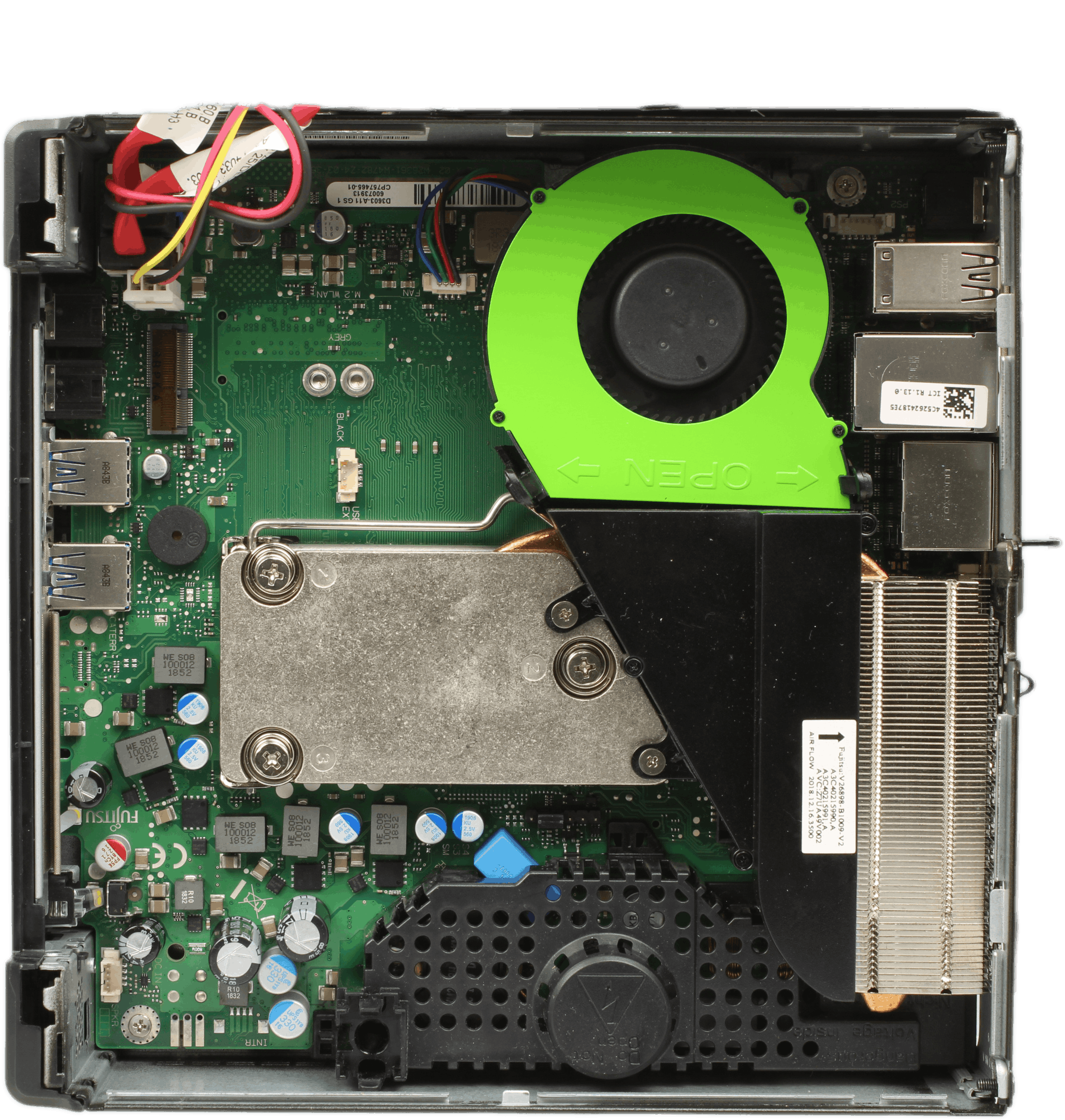Fujitsu Esprimo Q558 Mini PC - i5-8500T 8 GB DDR4 256GB 2,5" SSD Win11 - CD-ROM | 10237 (Bild 7 von 8)
