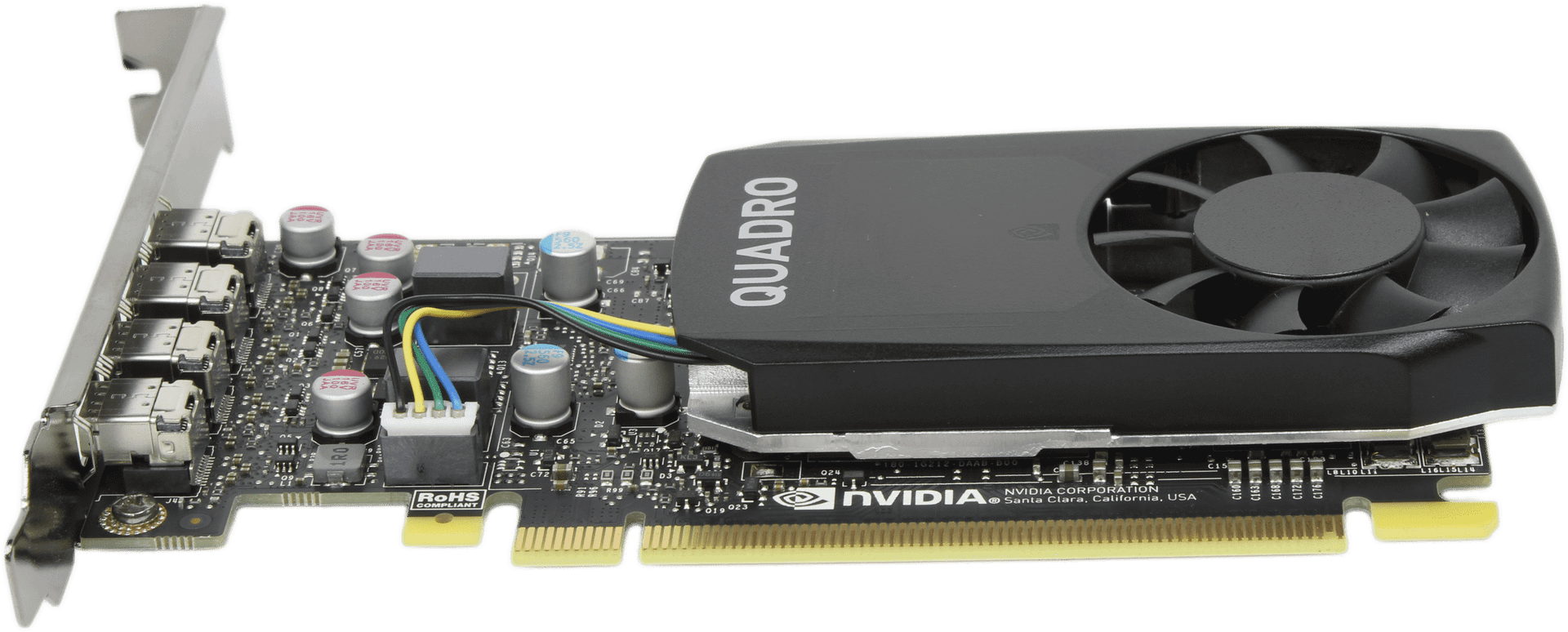 Nvidia HP Quadro P620 - 2GB GDDR5 4x Mini DisplayPort Full Profile - L11436-001 | 10165 — Übersicht (Bild 2 von 6)