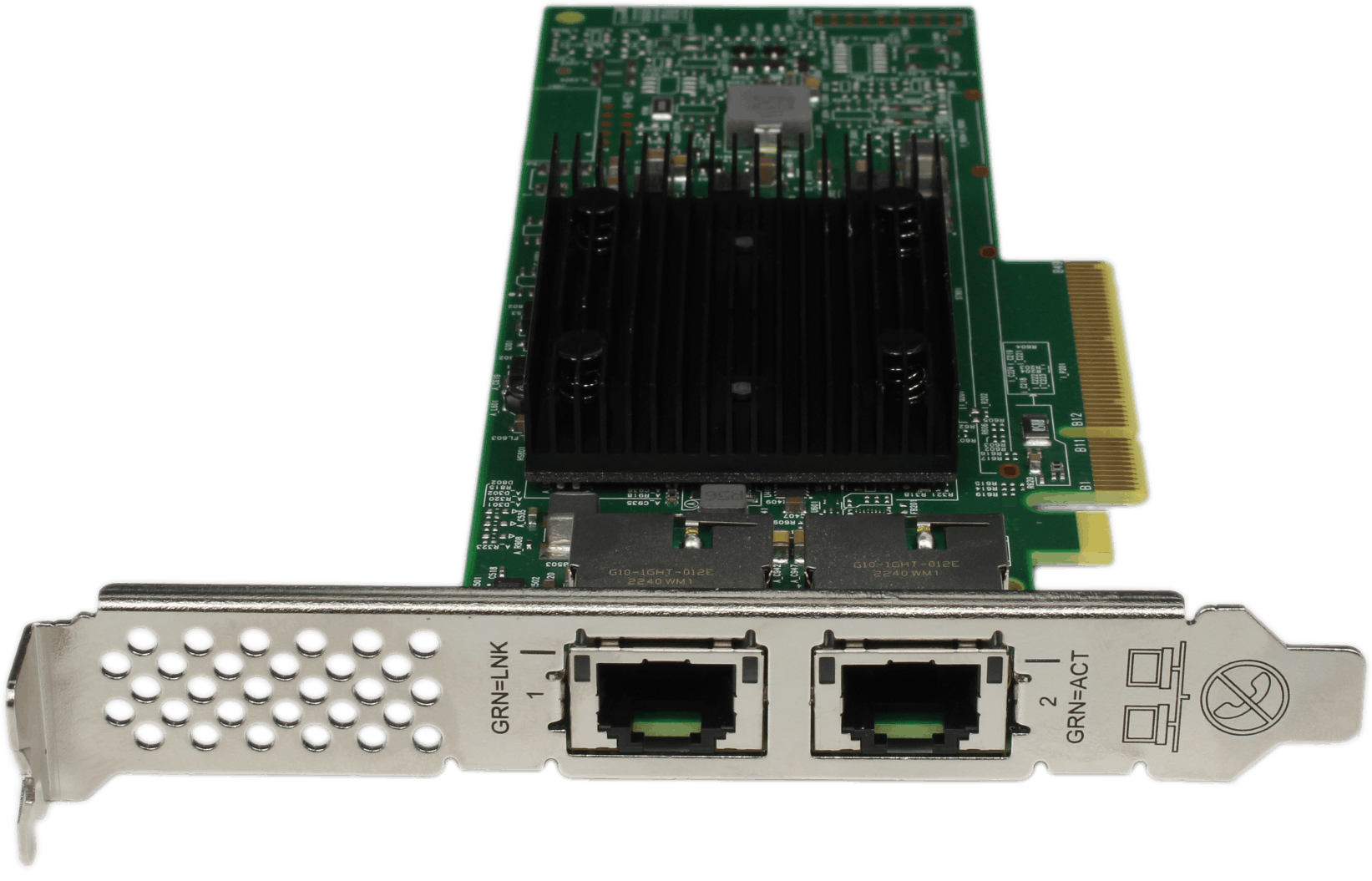 HPE BCM 57416 10GbE 2-Port Netzwerkkarte PCIe3 x8 FP - P26987-001 P26255-001 | 10248 — Vorderansicht (Bild 3 von 5)