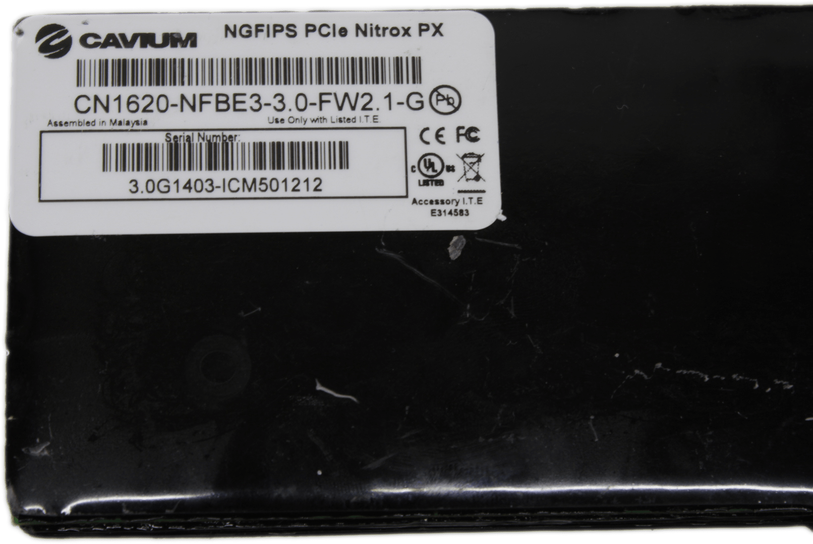 Cavium Networks | NGFIPS PCIe Nitrox PX | CN1620-NFBE3-3.0-FW2.1-G | HSM Adapter | 9301 (Bild 6 von 6)