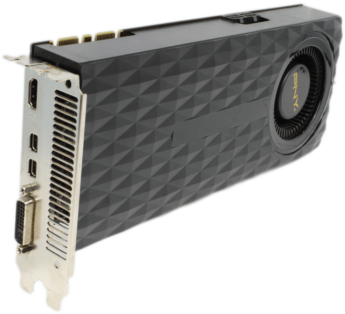 PNY | NVIDIA GeForce GTX970 OC | 4GB GDDR5 PCIe3.0 x16 | VCGGTX9704R2XPB-OC | 9643 (Bild 6 von 7)
