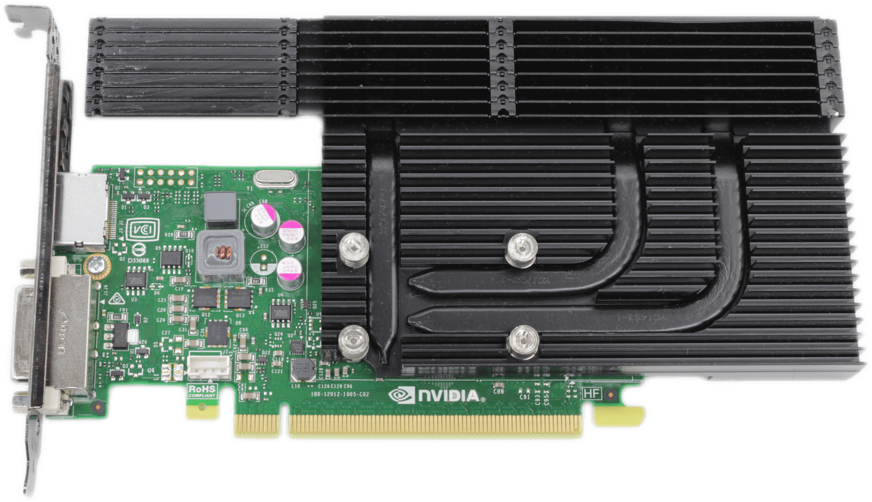 Nvidia Quadro K620 2GB GDDR3 1xDP 1x DVI-I ohne Lüfter S26361-D3000-V62 GS4 | 9428 (Bild 2 von 6)