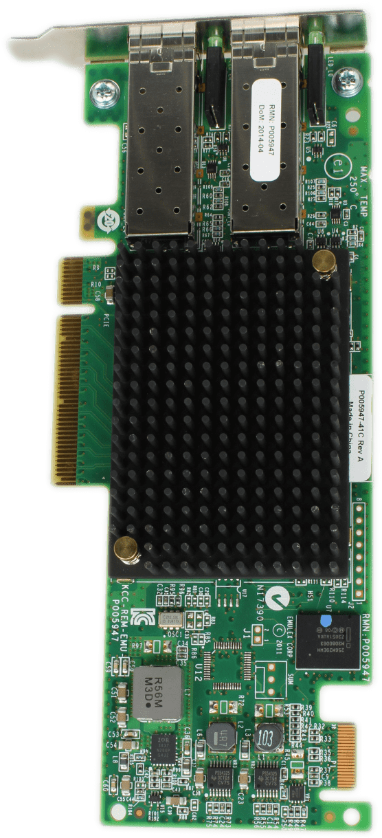 Emulex LPE16002 Dual-Port 16Gb/s PCIex8 FC Host Bus Adapter P005947-41C LP | 9859 (Bild 6 von 7)