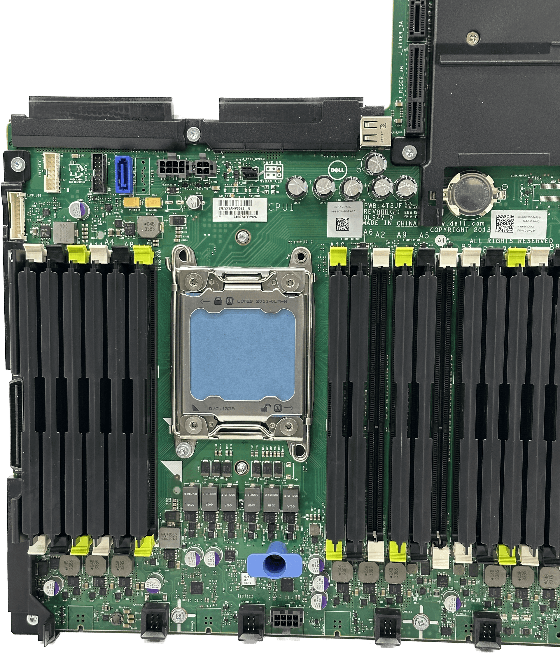 DELL PowerEdge R620 System Mainboard Motherboard | LGA2011 DDR3 Server | 01W23F | 536 (Bild 2 von 7)