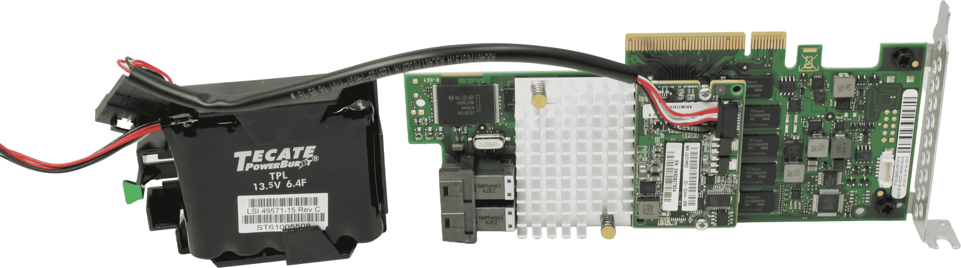 Fujitsu Dual Port SFF-8643 12Gb/s PCIe3.0 x8 RAID Controller +BBU D3216-A13 GS2 | 9870 — PCIe slot (image 4 of 7)