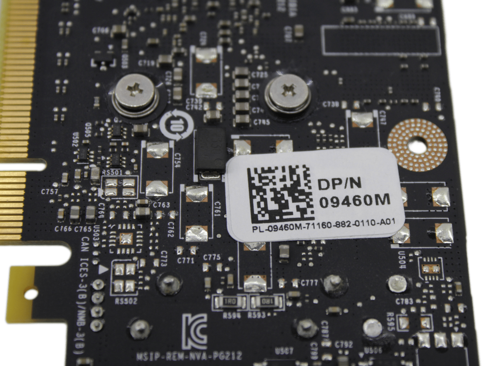 Nvidia Dell Quadro P600 2GB GDDR5 PCIe3 x16 4x Mini-DP 1.4 09460M Full Profile | 9558 (image 6 of 7)