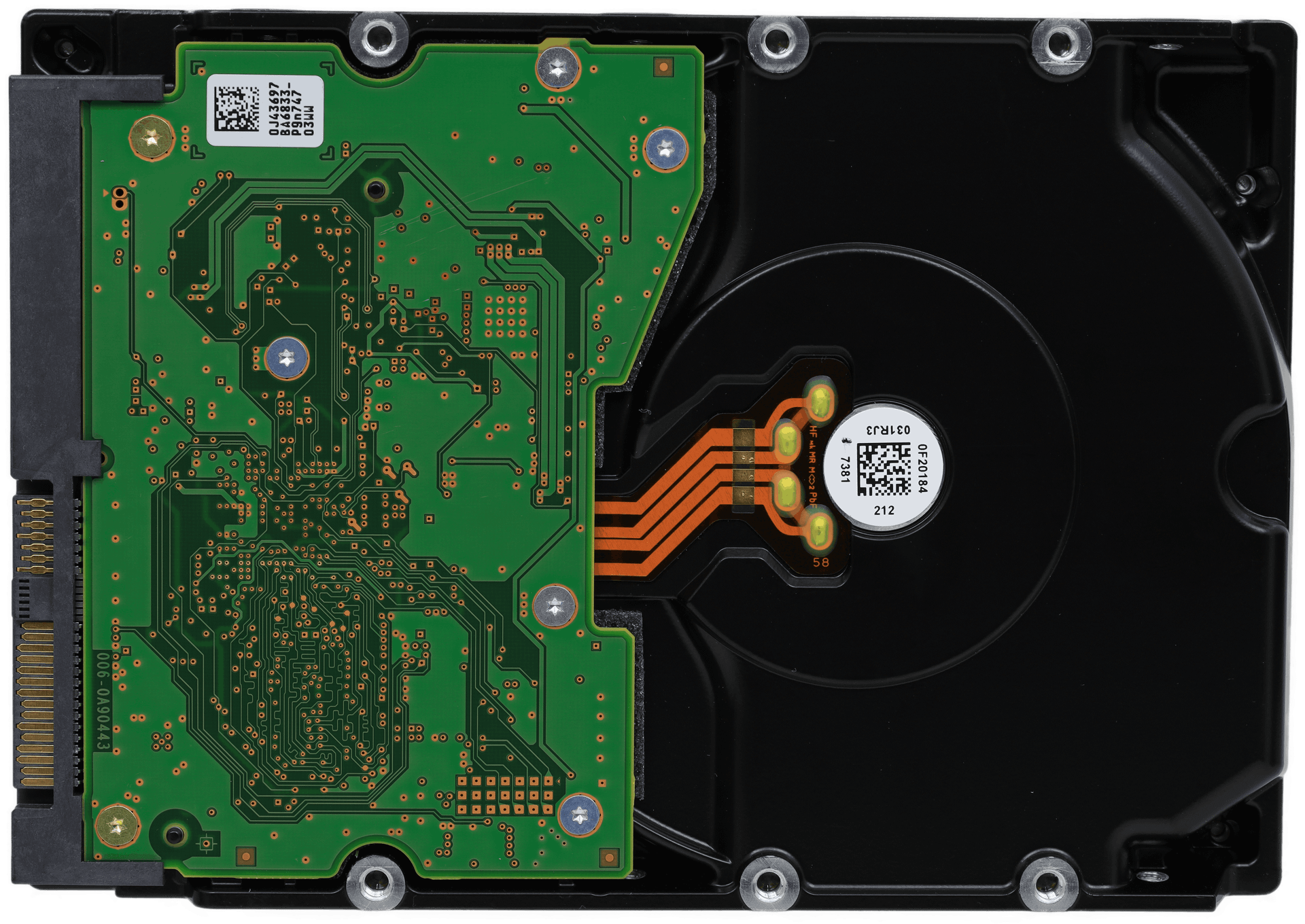 HGST 6TB 7,2K SAS 12Gbps Server HDD Festplatte - HUS726060AL5214 0F22881 | 11884 — Unterseite (Bild 3 von 5)