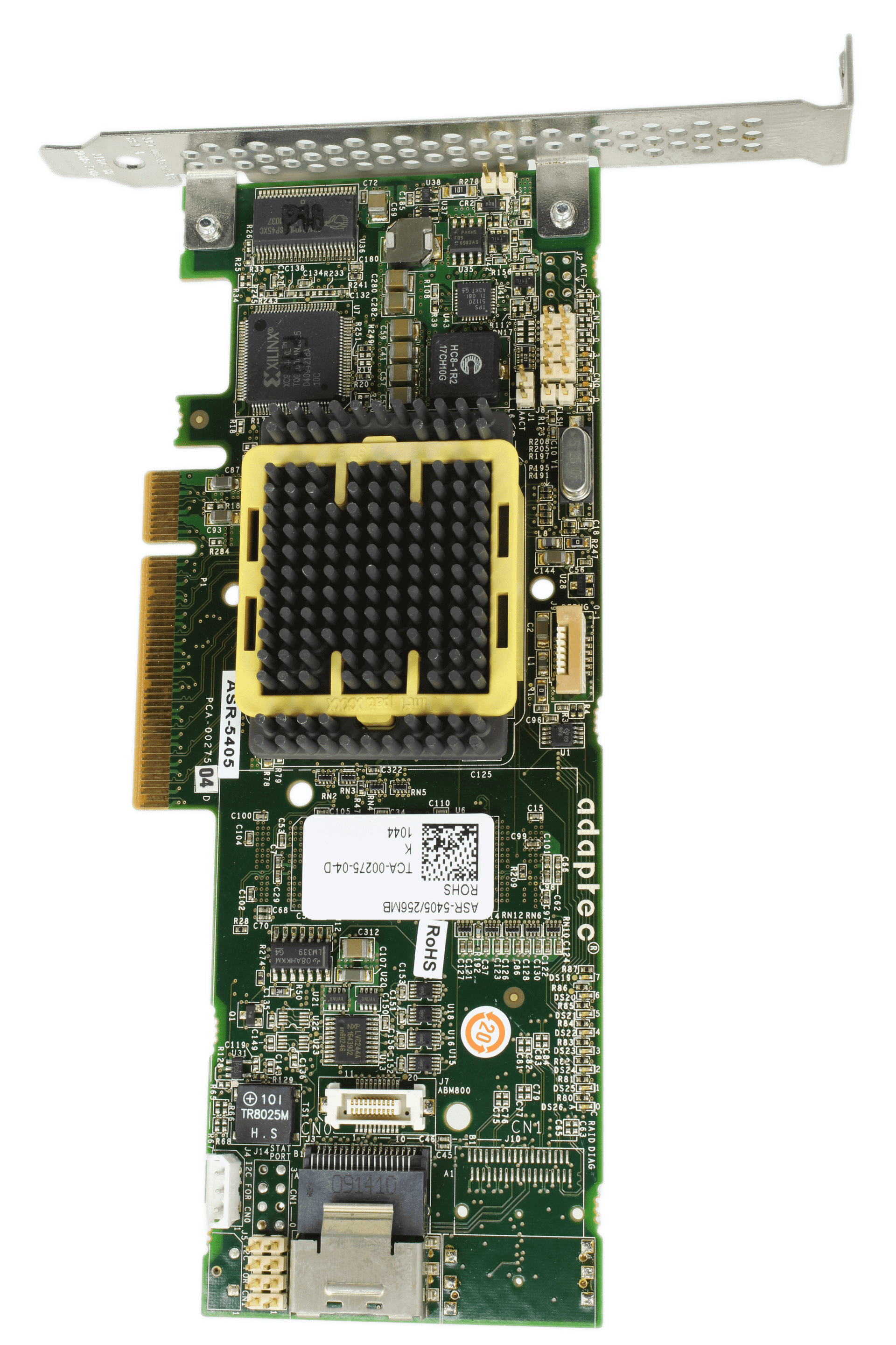 Adaptec ASR5405 256 MB SAS/SATA RAID Controller PCIex8 FP TCA-00275-04 2258100-R | 9927 — Draufsicht (Bild 6 von 6)