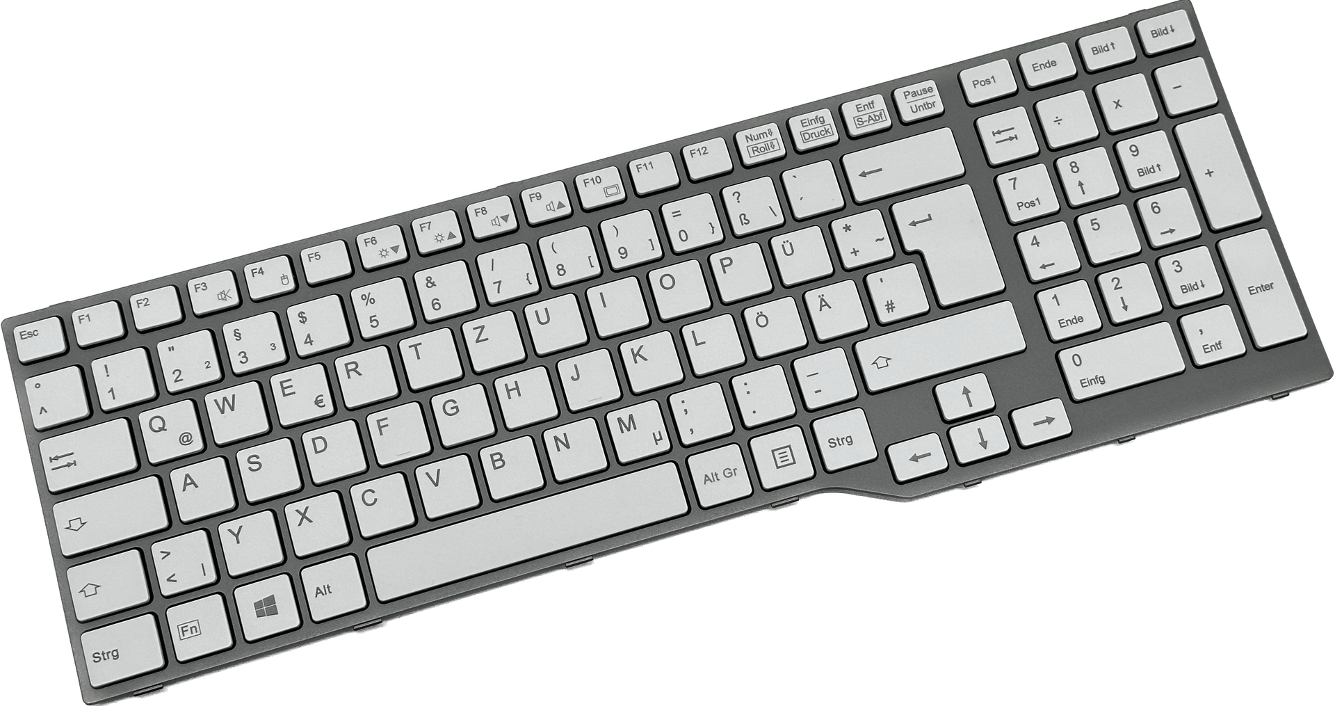 Fujitsu LifeBook E557 E556 Laptop Tastatur | QWERTZ | Weiß | CP690636 | 688 (Bild 1 von 6)