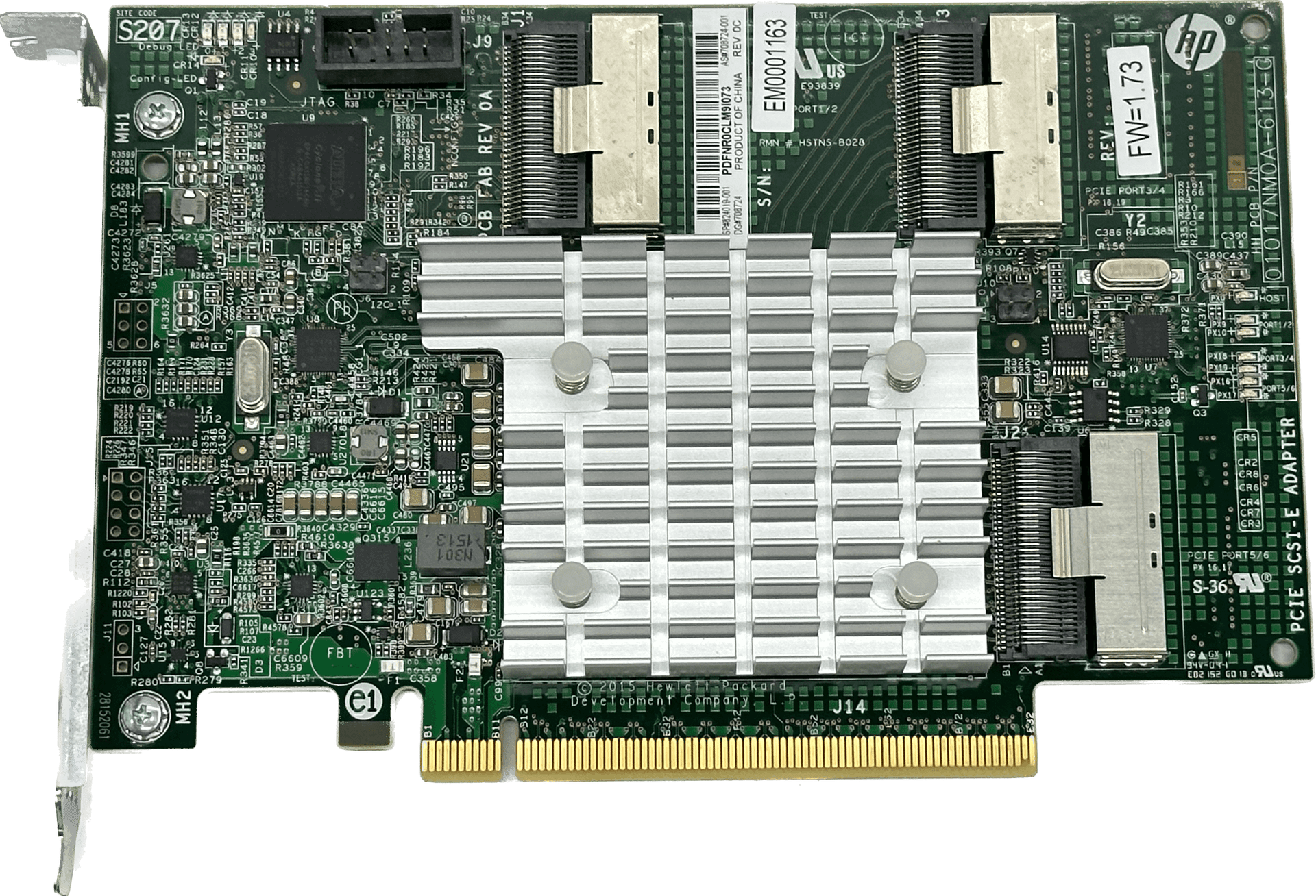 HP NVMe SSD PCIe x16 Express Bridge Controller Board | 708724-001 824019-001 | 756 (Bild 2 von 6)