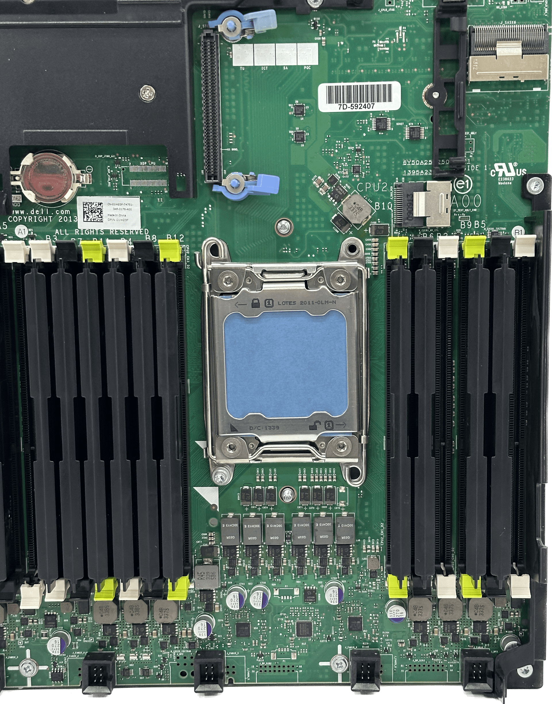 DELL PowerEdge R620 System Mainboard Motherboard | LGA2011 DDR3 Server | 01W23F | 536 (Bild 3 von 7)