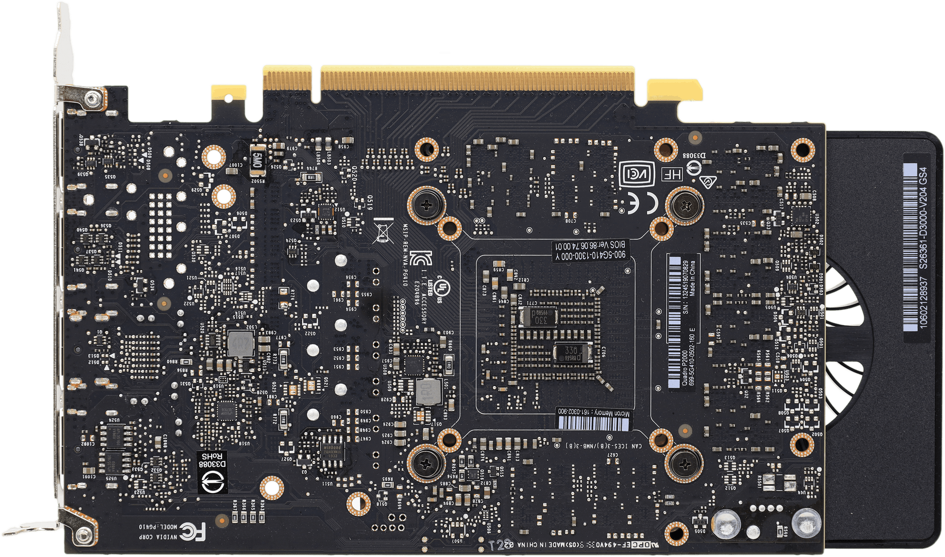 Nvidia Quadro P2000 - 5GB GDDR5 PCIe3x16 1024 CUDA 75W 4x DP - S26361-D3000-V204 | 10547 (Bild 5 von 6)