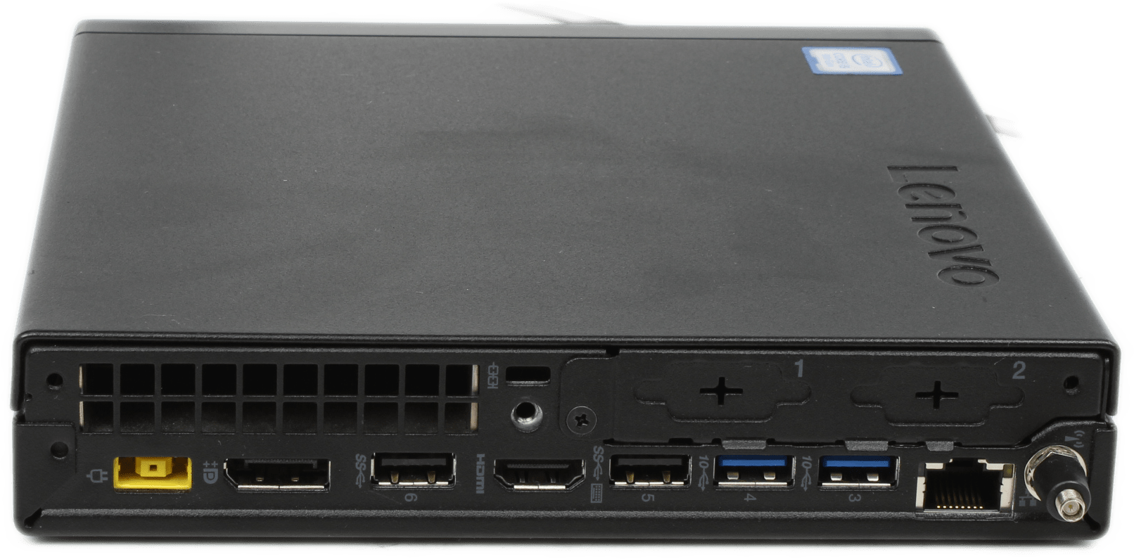 Lenovo ThinkCentre M720q Mini - Intel i5-9500T 8GB DDR4 256GB SSD PSU + Win11 | 10083 — Rückansicht (Bild 3 von 7)
