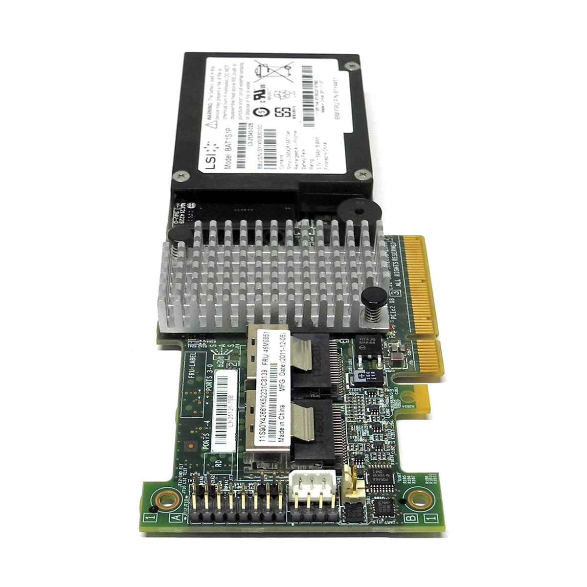 IBM ServeRAID M5015 6 Gb/s RAID Controller L3-25121-79B 46M0851 +BBU o. Bracket | 1441 (Bild 3 von 3)
