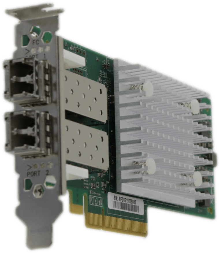Dell Qlogic 32GB Dual Port FC HBA PCIe3 x8 | QLE2742L-DEL 05H4YH | inkl. GBICs | 9517 (Bild 6 von 7)