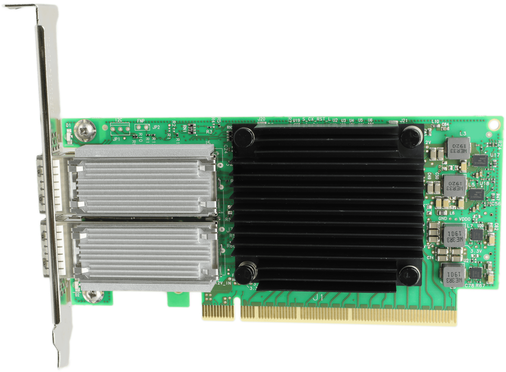 Mellanox CX516A ConnectX-5 QFSP28 100GbE Adapter PCIe3.0 x16 MCX516A-CCAT - FP | 10044 — Draufsicht (Bild 6 von 6)