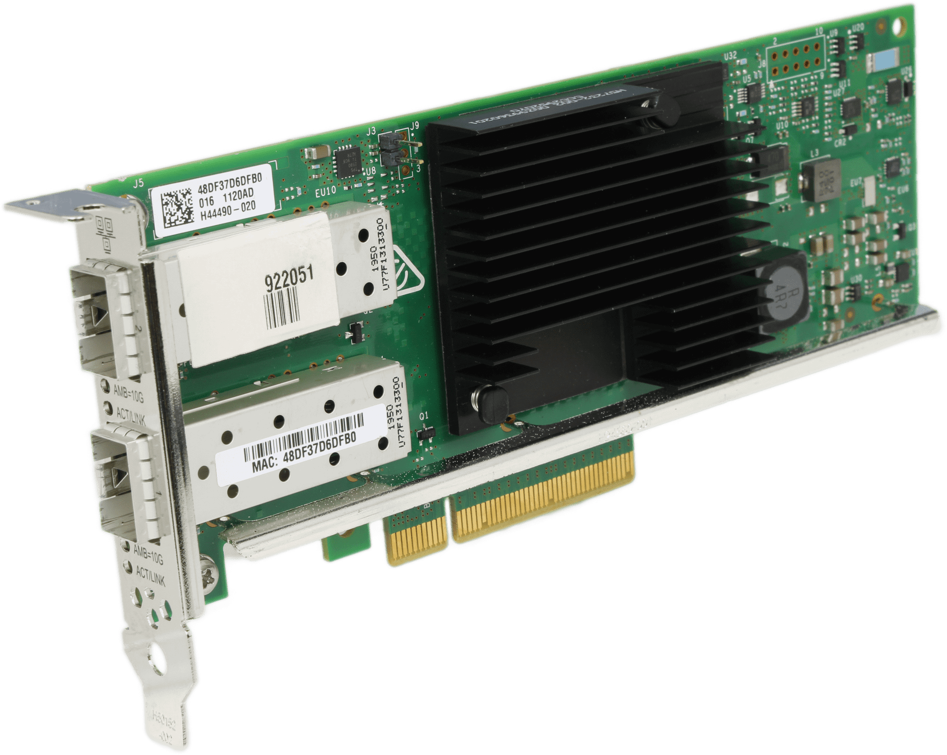 HPE 562SFP+ Dual Port 10Gb SFP+ Netzwerkadapter PCIe3.0 x8 LP - 784304-001 | 10064 — Produktbild (Bild 1 von 6)