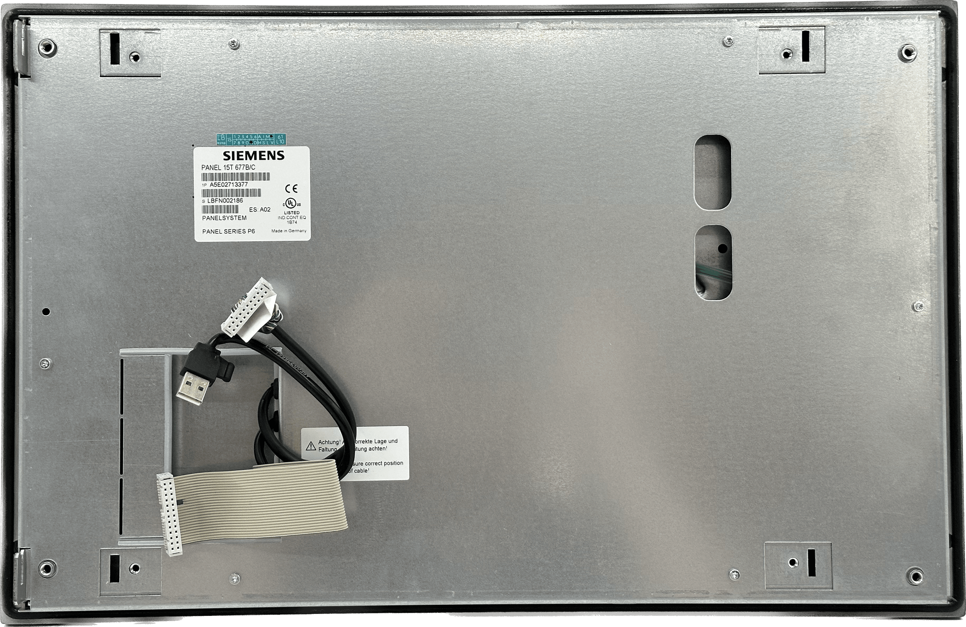 Siemens Simatic Touch Panel USB | 15T 677B/C A5E02713377 | Ver. A02 | Series P6 | 514 (Bild 5 von 6)
