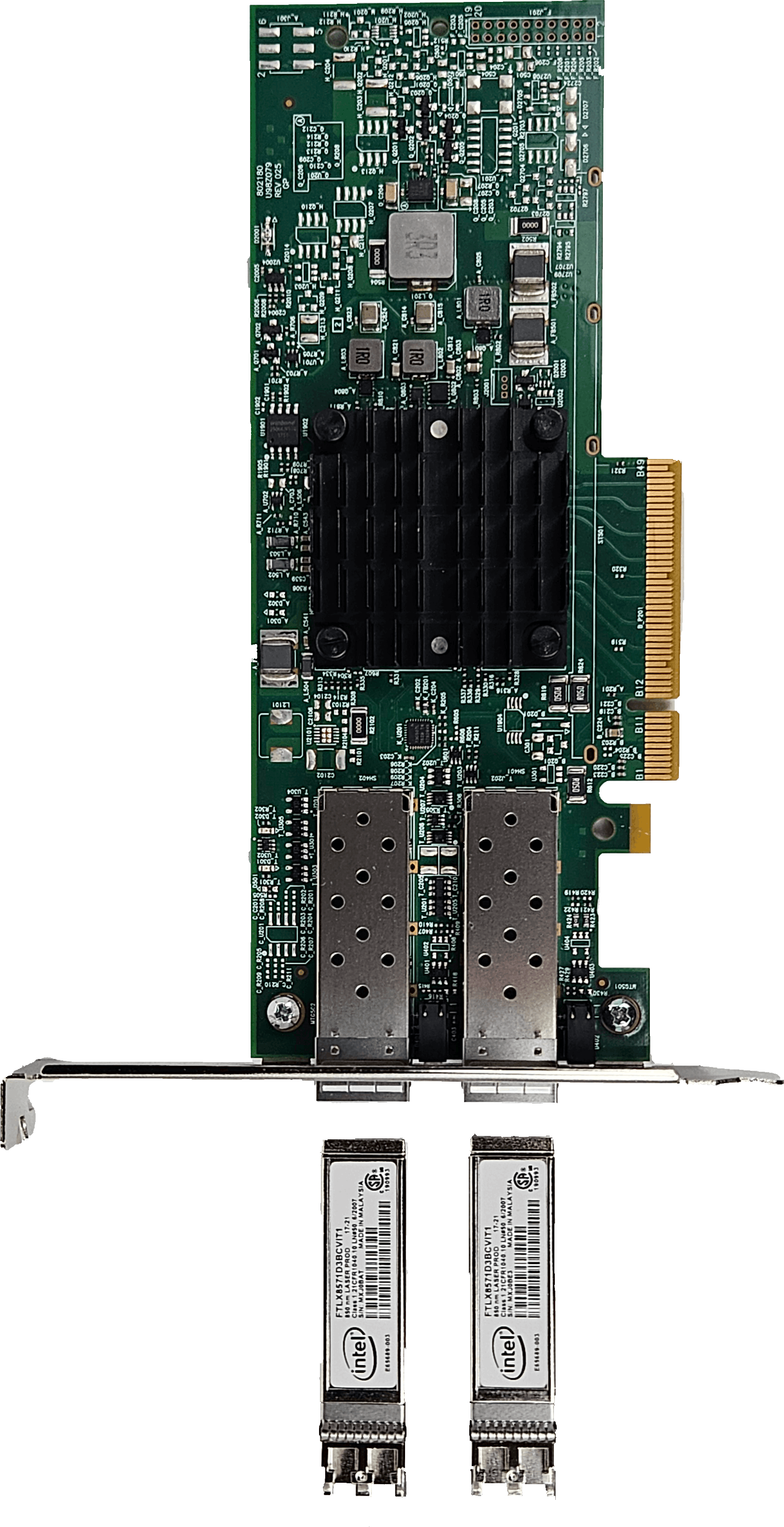 Dell BroadCom Dual Port Adapter - 10 Gbps Fibre Channel SFP+ PCIe x8 - 0GMW01 | 10332 (Bild 4 von 6)