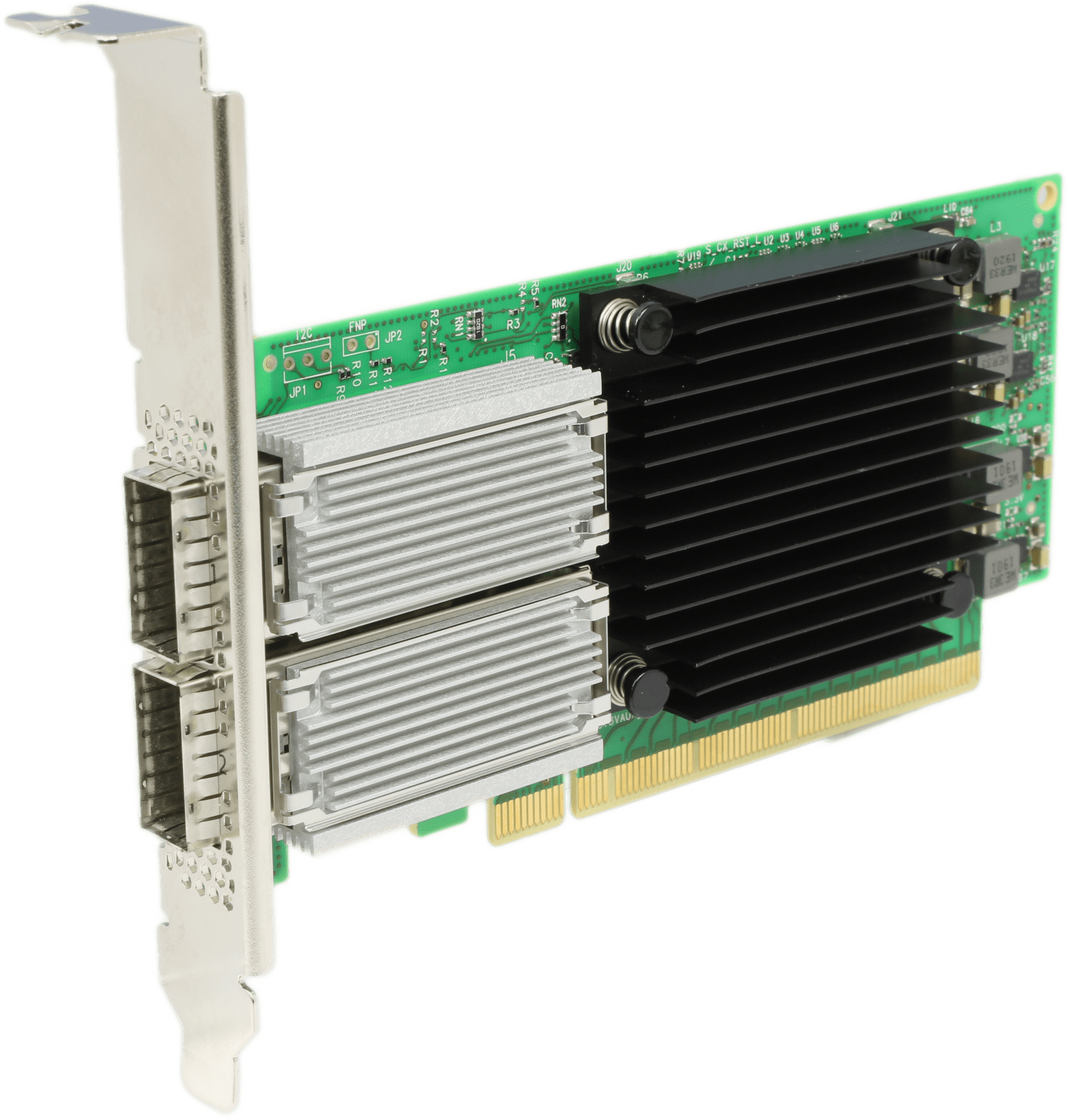 Mellanox CX516A ConnectX-5 QFSP28 100GbE Adapter PCIe3.0 x16 MCX516A-CCAT - FP | 10044 — Produktbild (Bild 1 von 6)