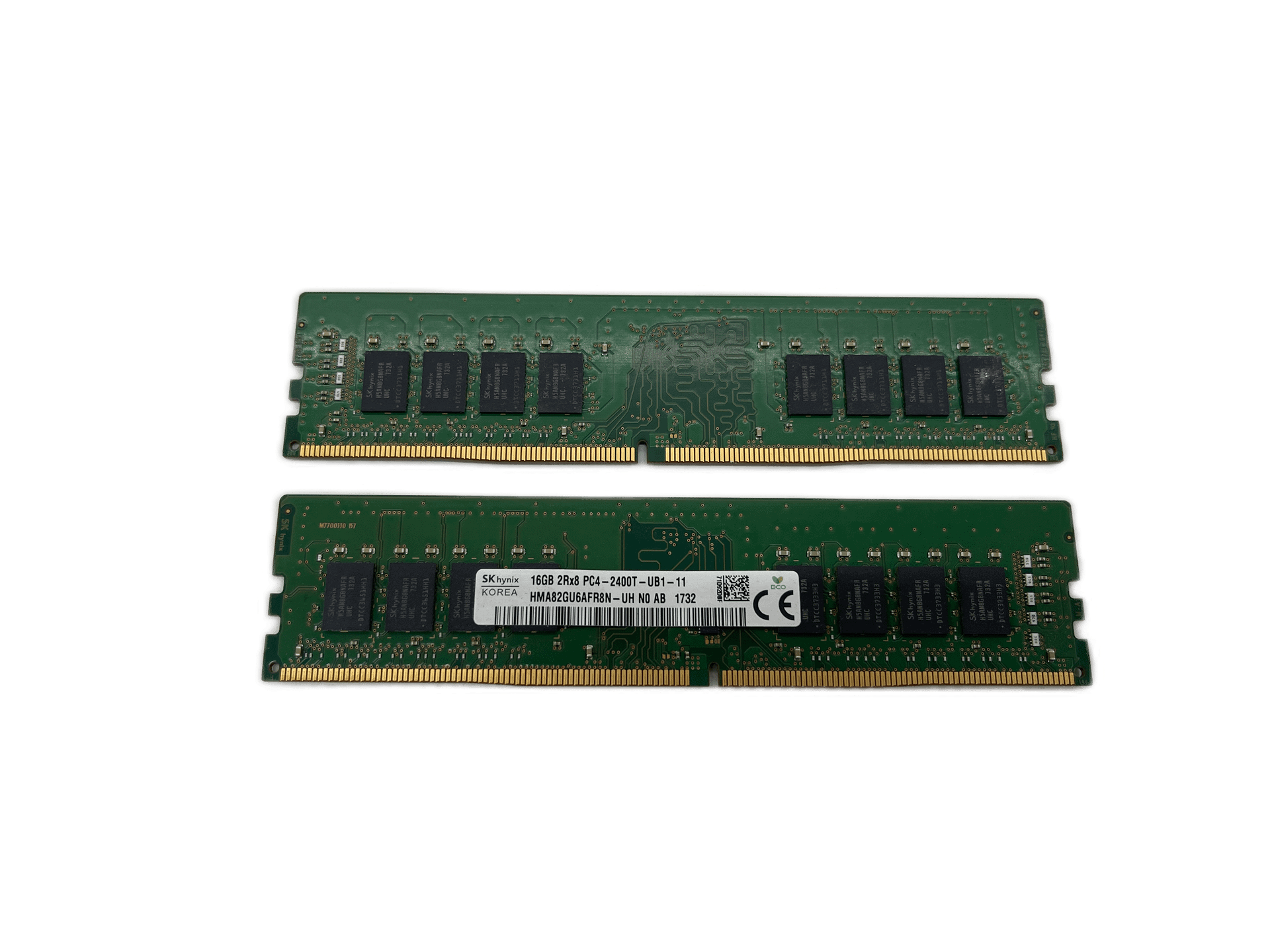 SKHynix 16GB 2RX8 PC4-2400T DDR4 UDIMM Desktop RAM HMA82GU6AFR8N-UH | 223 (Bild 3 von 3)