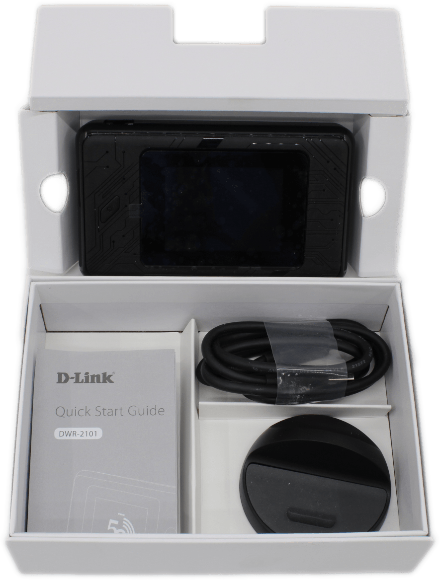 D-Link DWR-2101 5G Wi-Fi 6 Mobile Hotspot 5G LTE & Wi-Fi 6 AX1800 2,4" LCD Touch | 9012 (Bild 2 von 7)
