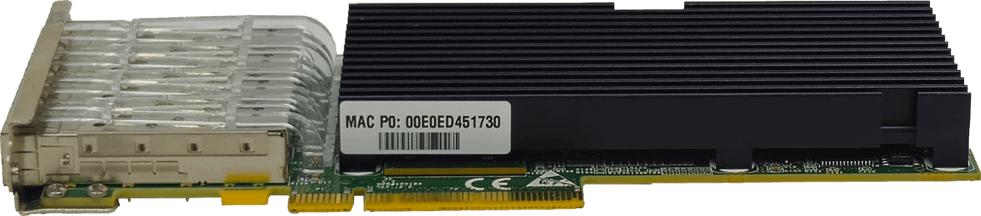 Silicom 4 Port Adapter - 10Gbps Fibre Channel SFP+ PCIe x8 - PE310G4SPI9L-XR-CX3 | 10333 — Seitenansicht (Bild 3 von 6)