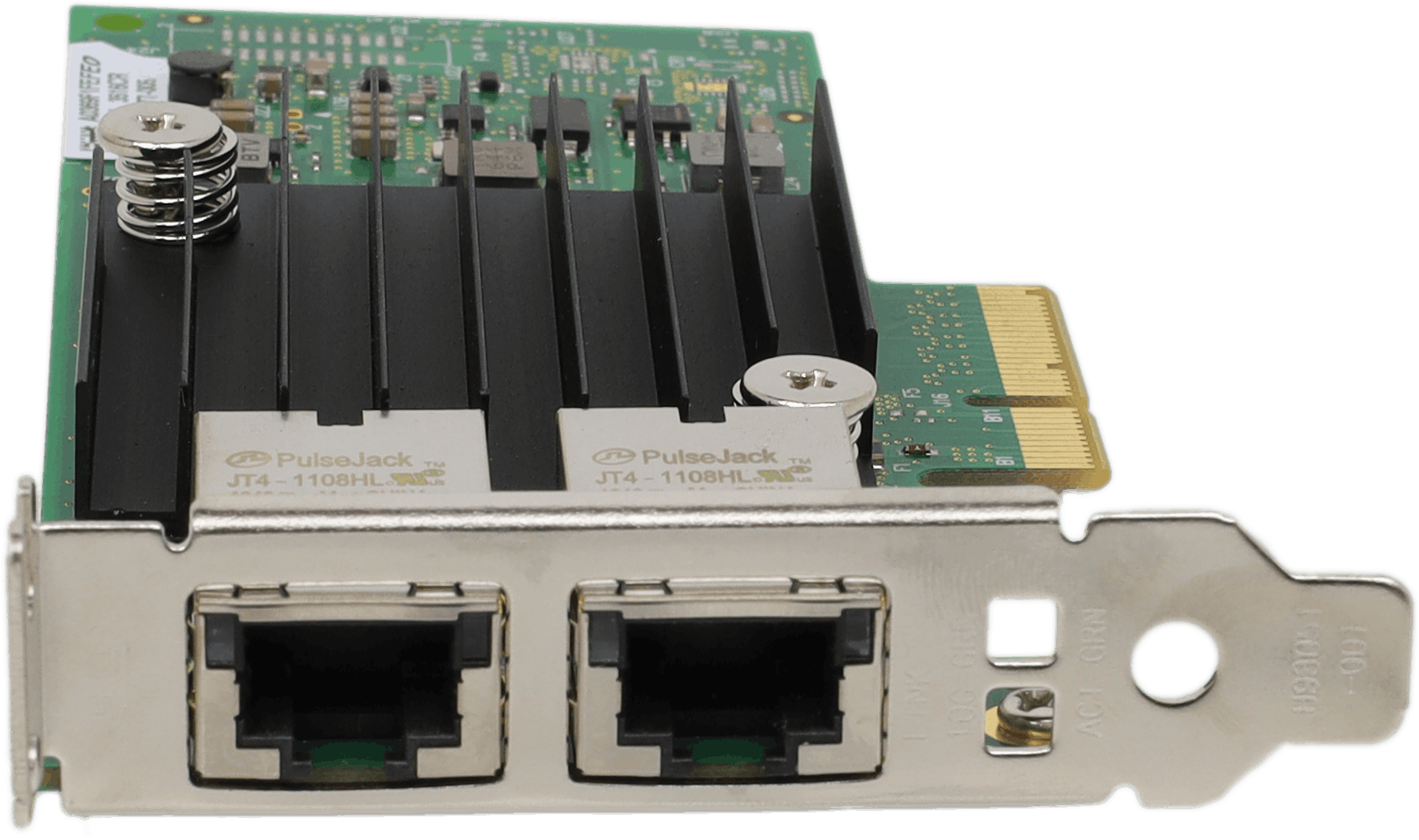 Intel X550-T2 10 Gigabit 10Gbit Dual Port GbaseT PCIe x4 3.0 Low Profile 940316 | 745 — Vorderansicht (Bild 6 von 6)