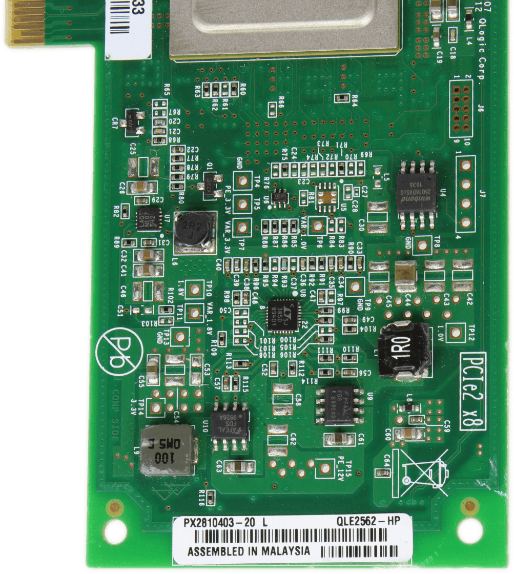 HP - QLogic Network Card QLE2562-HP Dual-Port 8Gb SFP+ PCIe2 x8 FP - AJ764-63002 | 9824 (Bild 7 von 8)