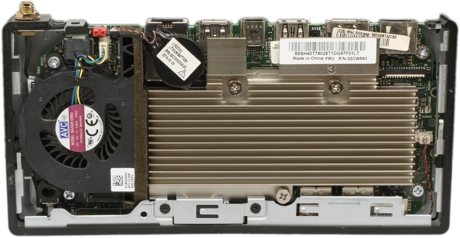 Lenovo ThinkCentre M75n - AMD Ryzen 3 PRO 3300U 8GB RAM 128GB NVMe + WiFi Modul | 10239 — Übersicht (Bild 4 von 6)