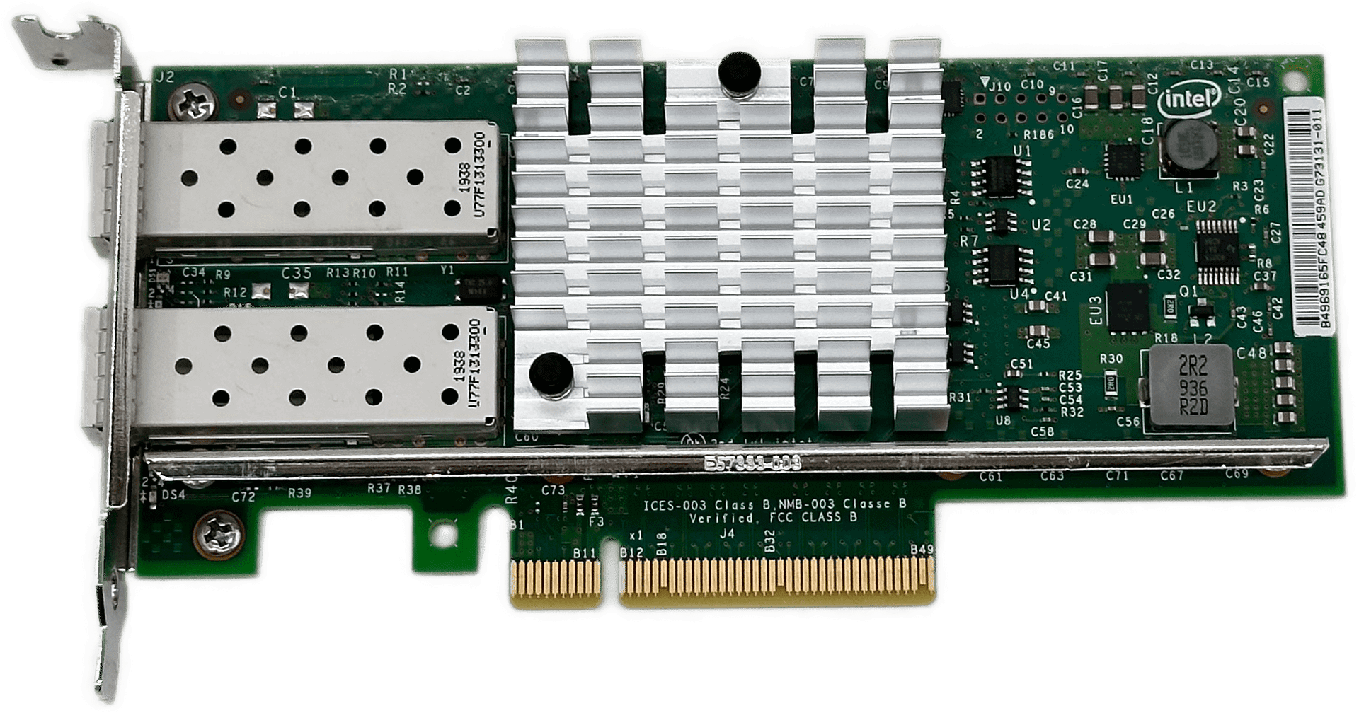 Dell Intel X520-DA2 | SFP+ 10G Dual-Port Ethernetadapter - Low Profile | 0942V6 | 3091 (Bild 3 von 6)