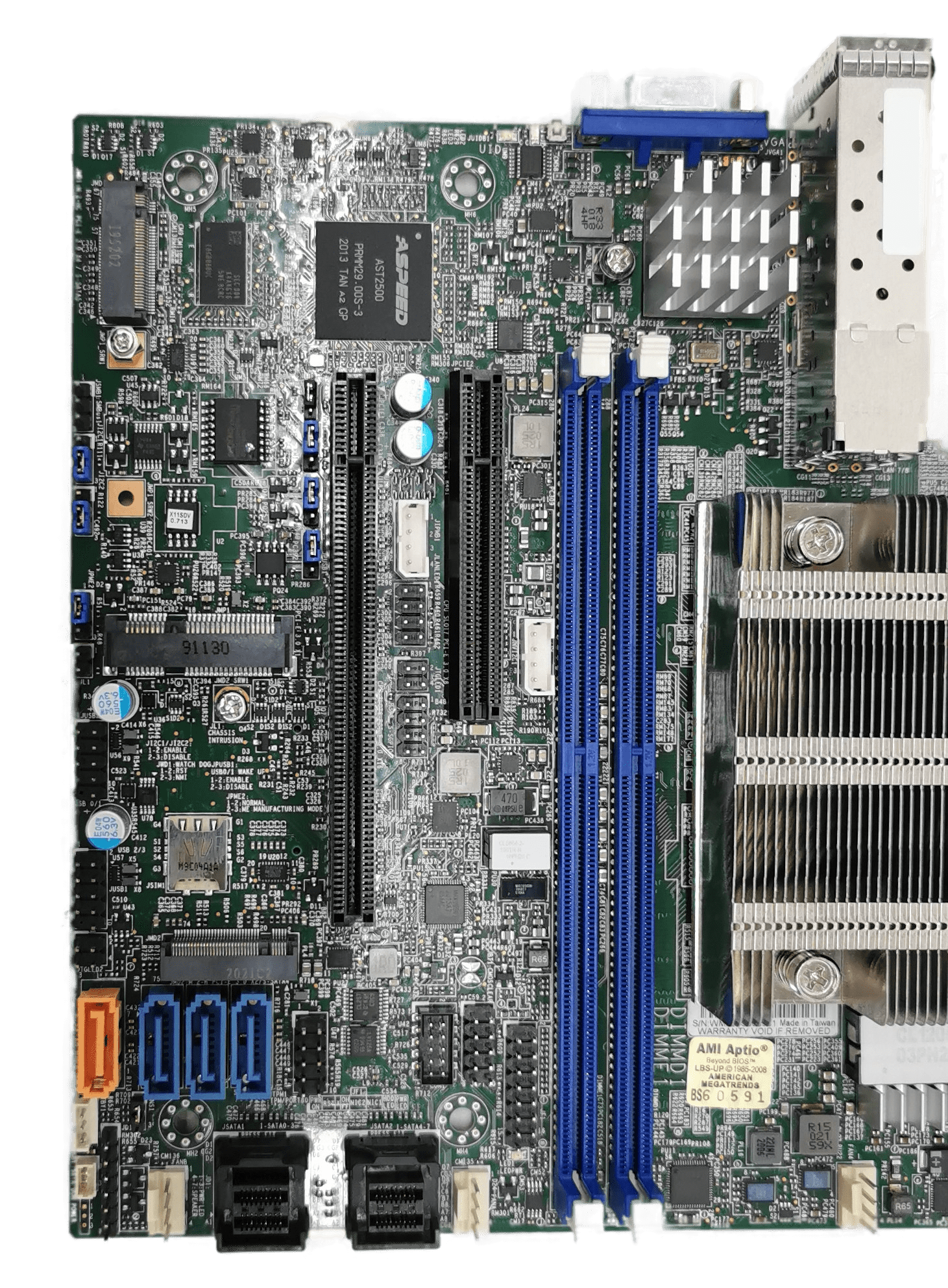 Supermicro X11SDV-4C-TP8F + Xeon D-2123IT (8x2,2GHz) Flex ATX Mainboard BGA-2518 | 388 (Bild 2 von 7)